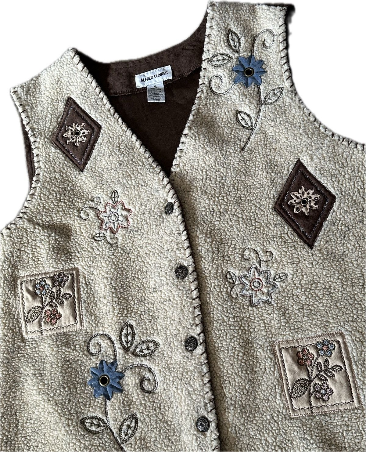 Vintage 80’s alfred dunner vest Size XL / US 12-14 / IT 48-50 - 2 Thumbnail