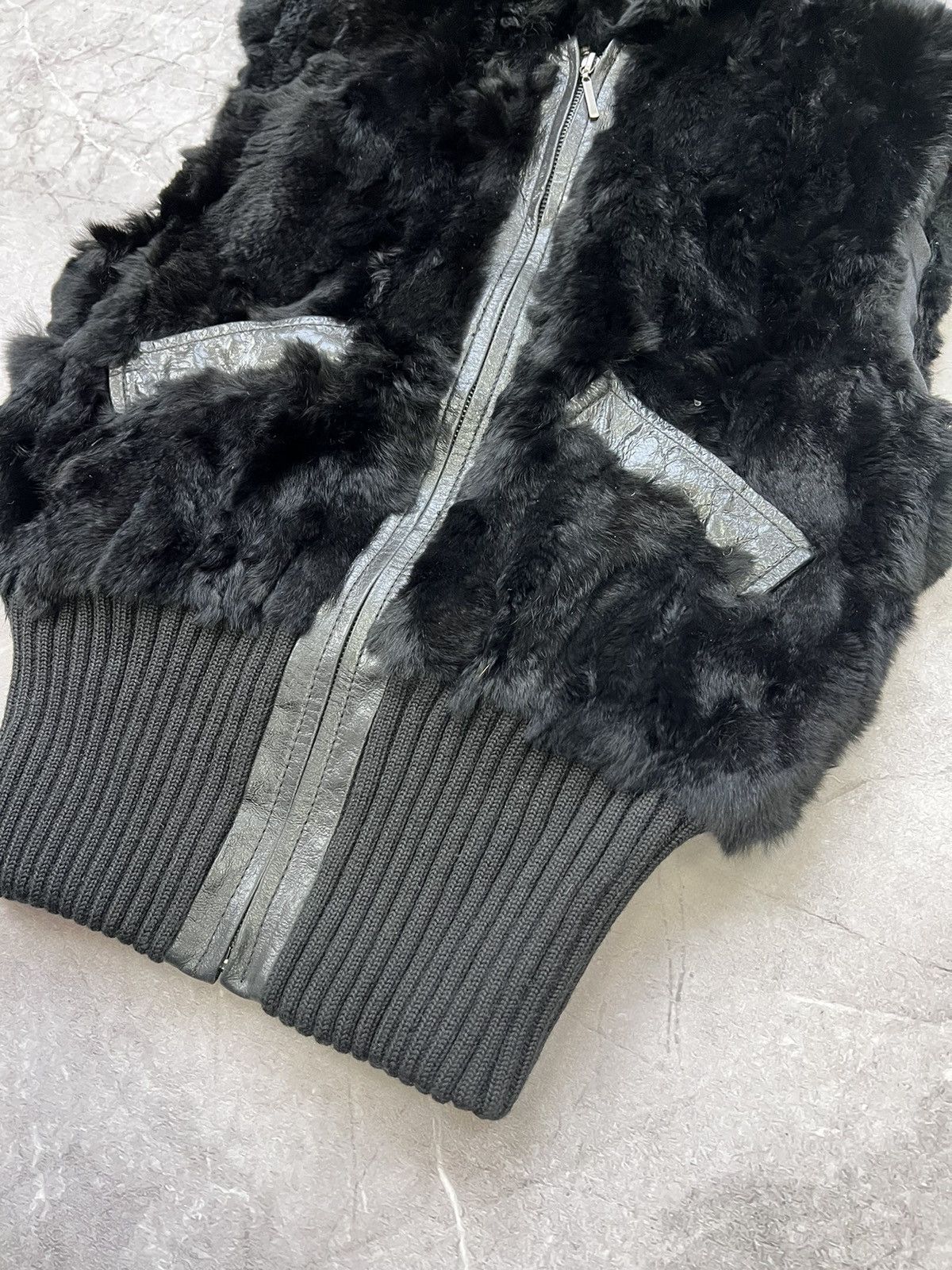 If Six Was Nine × Japanese Brand × Le Grande Bleu (L.G.B.) Japanese Fur rabbit vest Ifsixwasnine Lgb Styled Hoodie Size M / US 6-8 / IT 42-44 - 4 Thumbnail