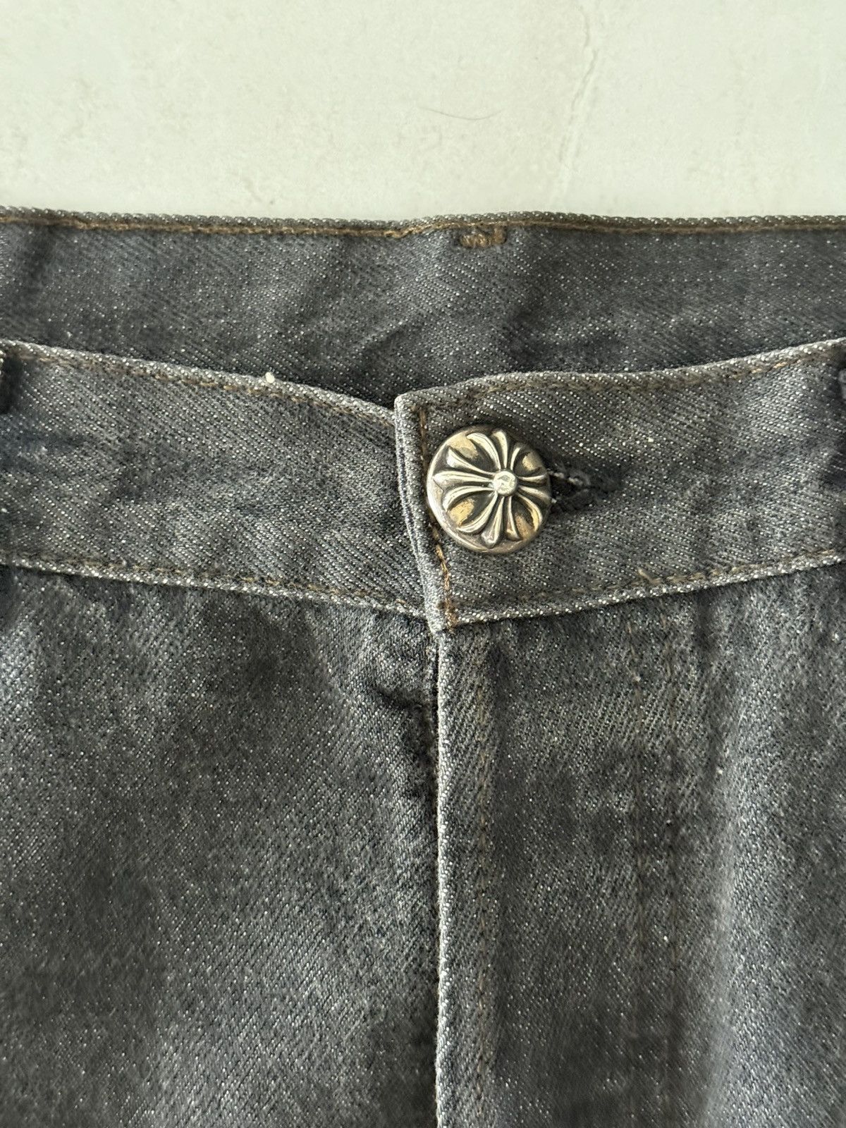 Chrome Hearts Chrome Hearts Slime Green Patched Levis 501 Sz.36 Size US 36 / EU 52 - 5 Thumbnail