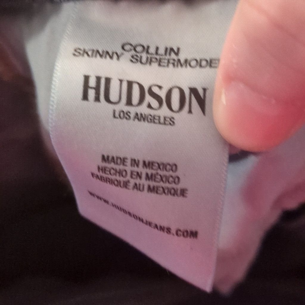Hudson Hudson Colin Skinny Supermodel 2 Button Jeans Size 27 Size 27" / US 4 / IT 40 - 8 Thumbnail
