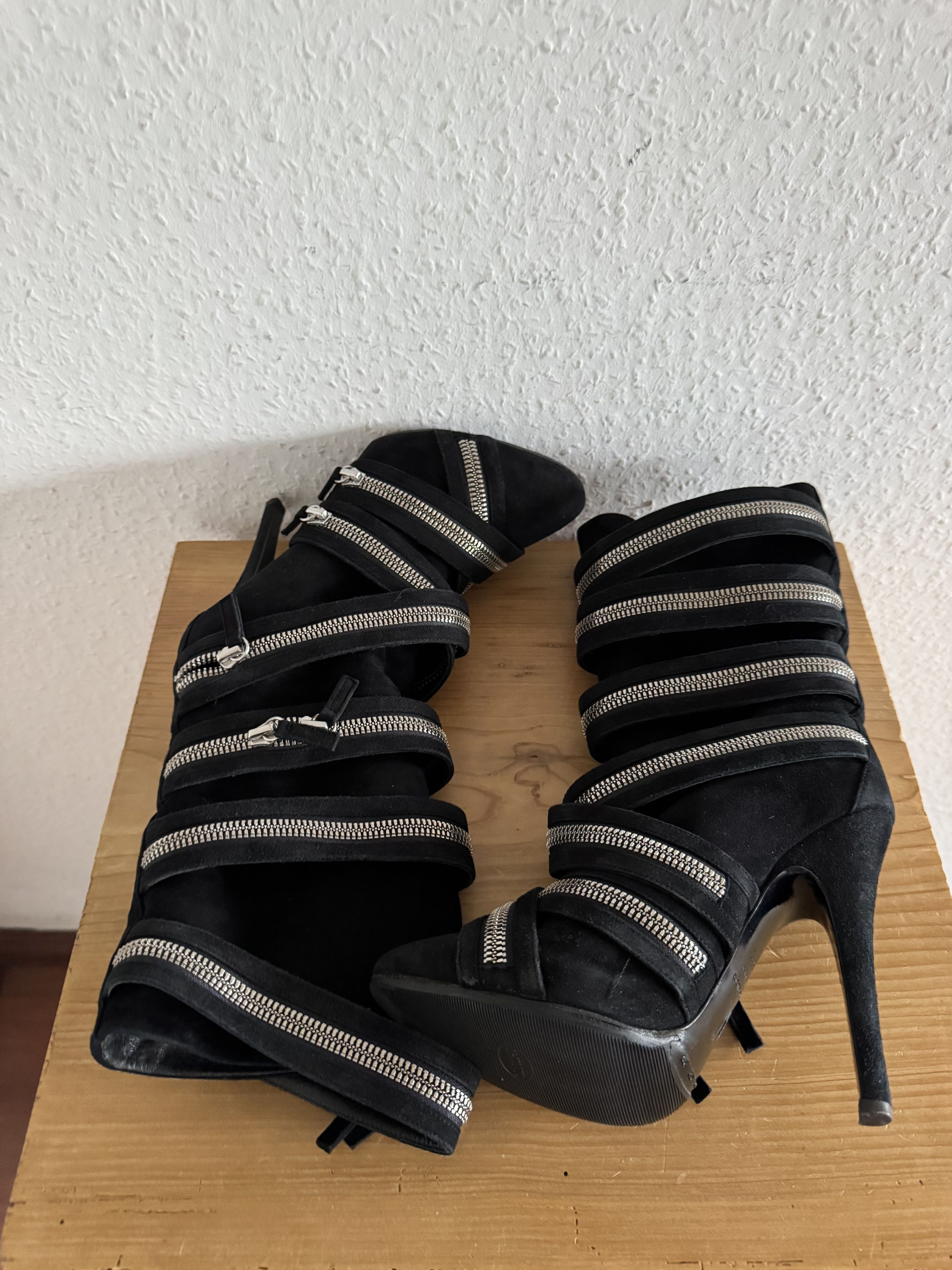 Balmain FW09 Zipper High-Heel Boot Size US 5 / IT 35 - 7 Thumbnail