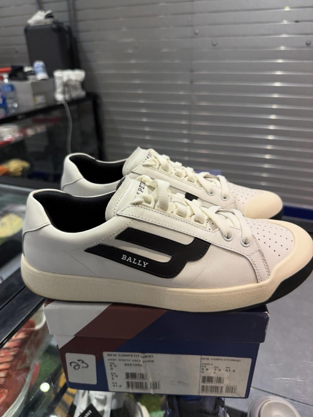 Bally Bally Shoes Mens Competition Leather Sneakers 8.5US Size US 8.5 / EU 41-42 - 12 Thumbnail
