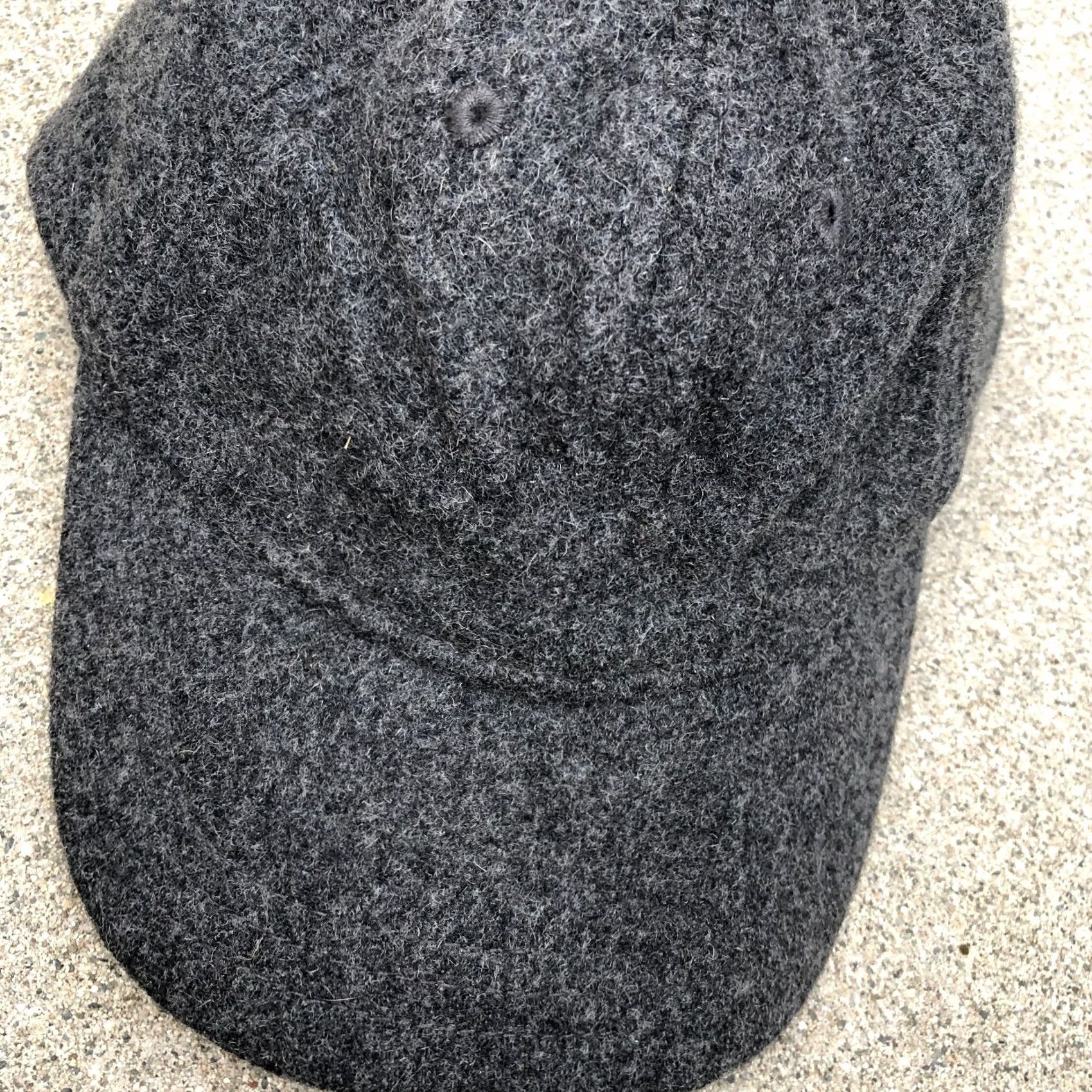 Madewell MADEWELL Wool Blend Baseball Hat Unisex Adult Felt Grey Adjustable Cap Size ONE SIZE - 2 Thumbnail