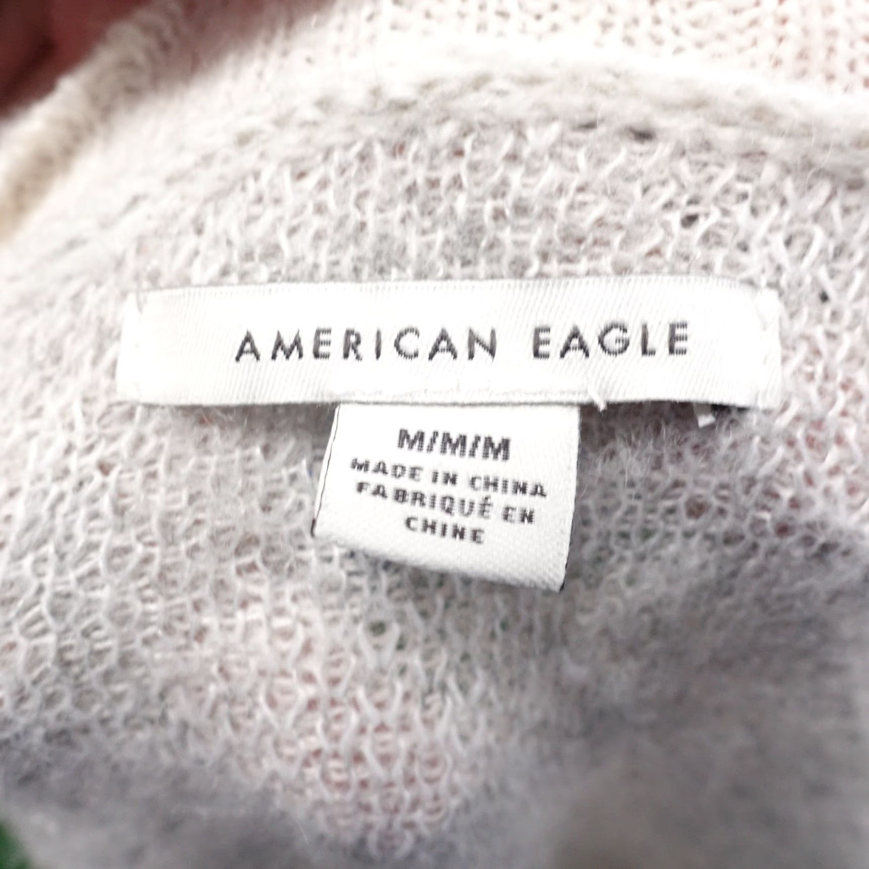American Eagle Outfitters Vintage American Eagle Women's Sweater Pullover Baggy Baggy Long Sleeve Striped Casual Size M Gray Size M / US 6-8 / IT 42-44 - 5 Thumbnail