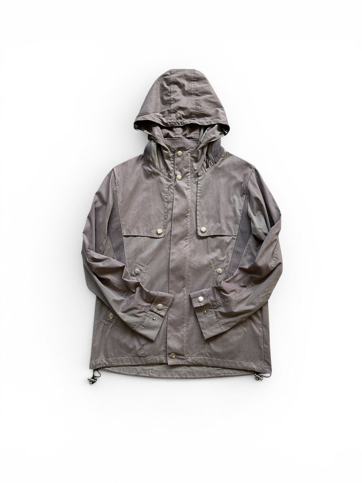 Japanese Brand 00's And A light paneled glossy zipper jacket Size US M / EU 48-50 / 2 - 4 Thumbnail