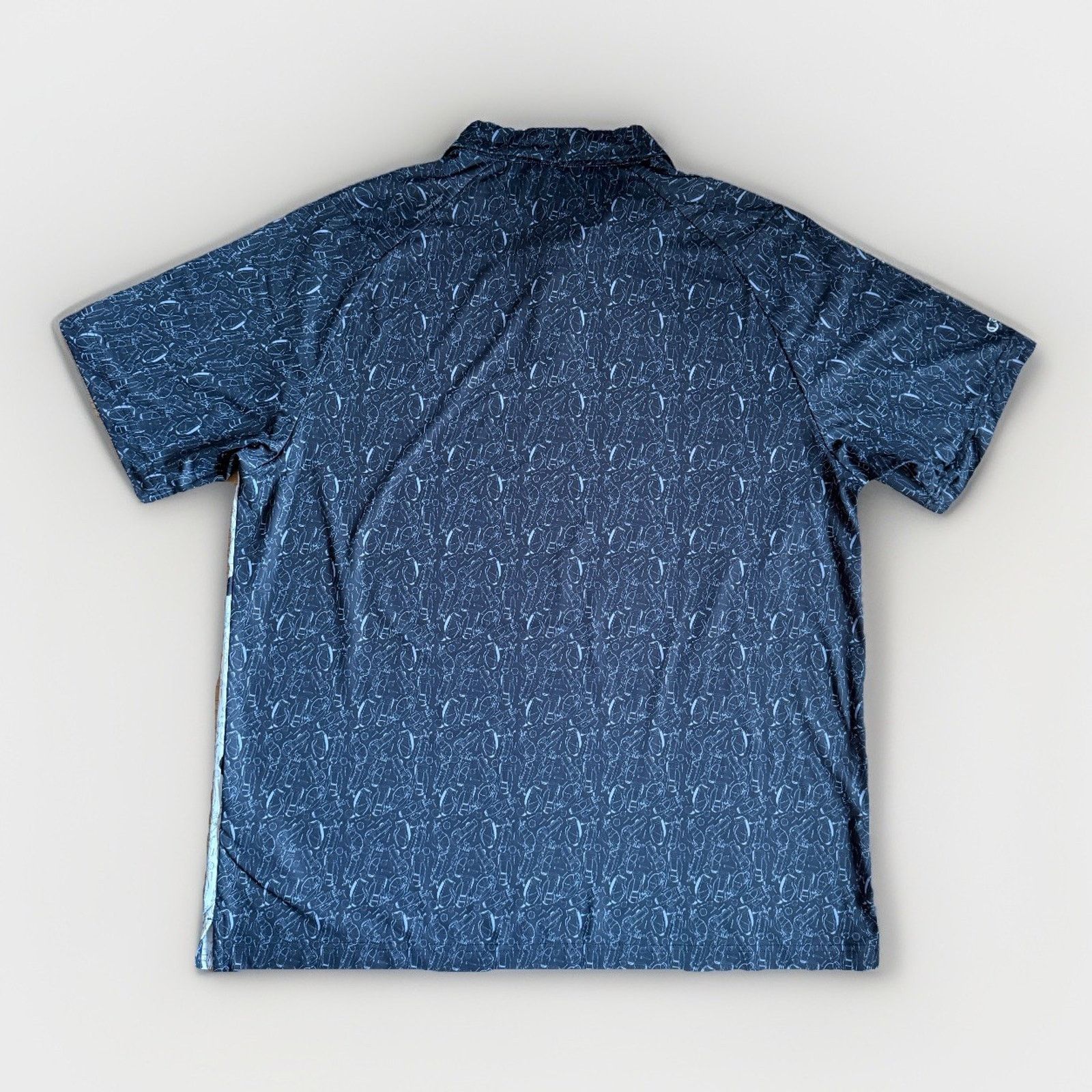Callaway Callaway Mens XL Opti Dri All Over Print Swing Golf Polo Size US XL / EU 56 / 4 - 2 Thumbnail