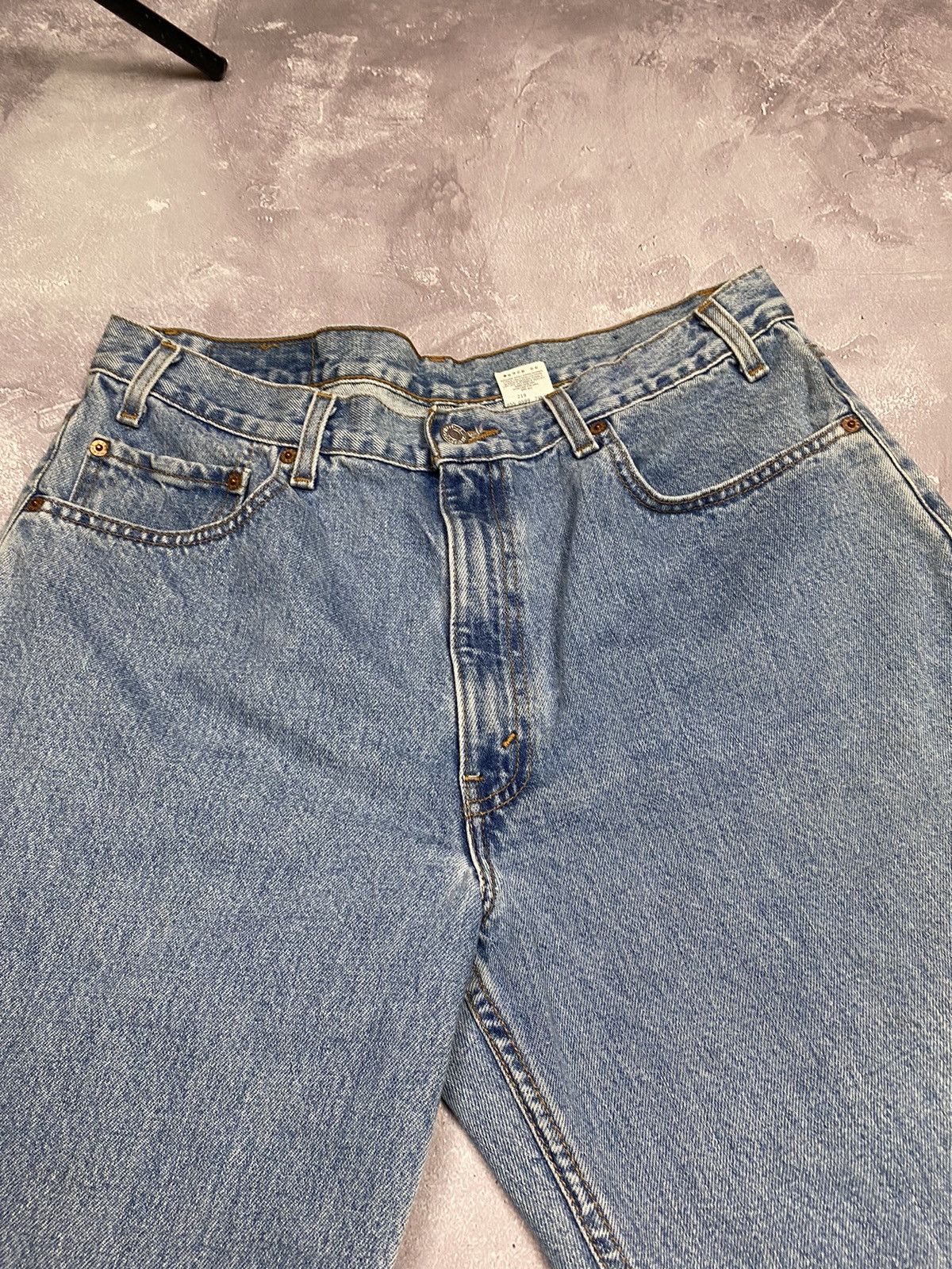 Jean × Levi's × Vintage Vintage Levis 550 1999 Jeans Baggy Wash Denim Blue Size US 36 / EU 52 - 14 Thumbnail