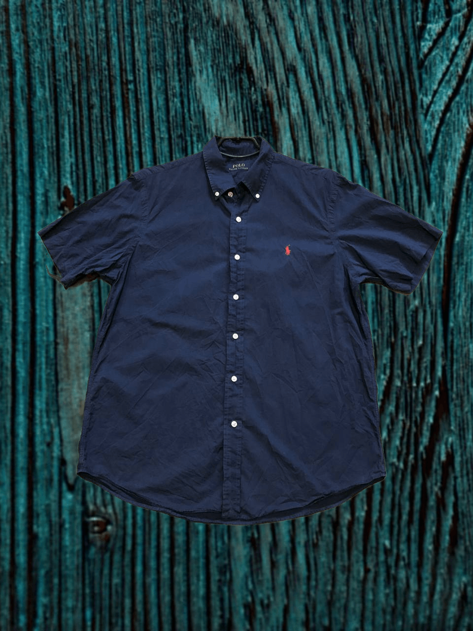 Polo Ralph Lauren Polo Ralph Lauren Solid Blue Blake Casual Buttondown Shirt Size US L / EU 52-54 / 3 - 1 Thumbnail