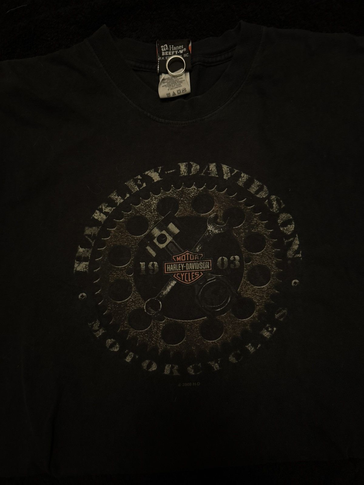 Harley Davidson × Vintage Vintage Harley davidson Tee Size US XL / EU 56 / 4 - 2 Thumbnail
