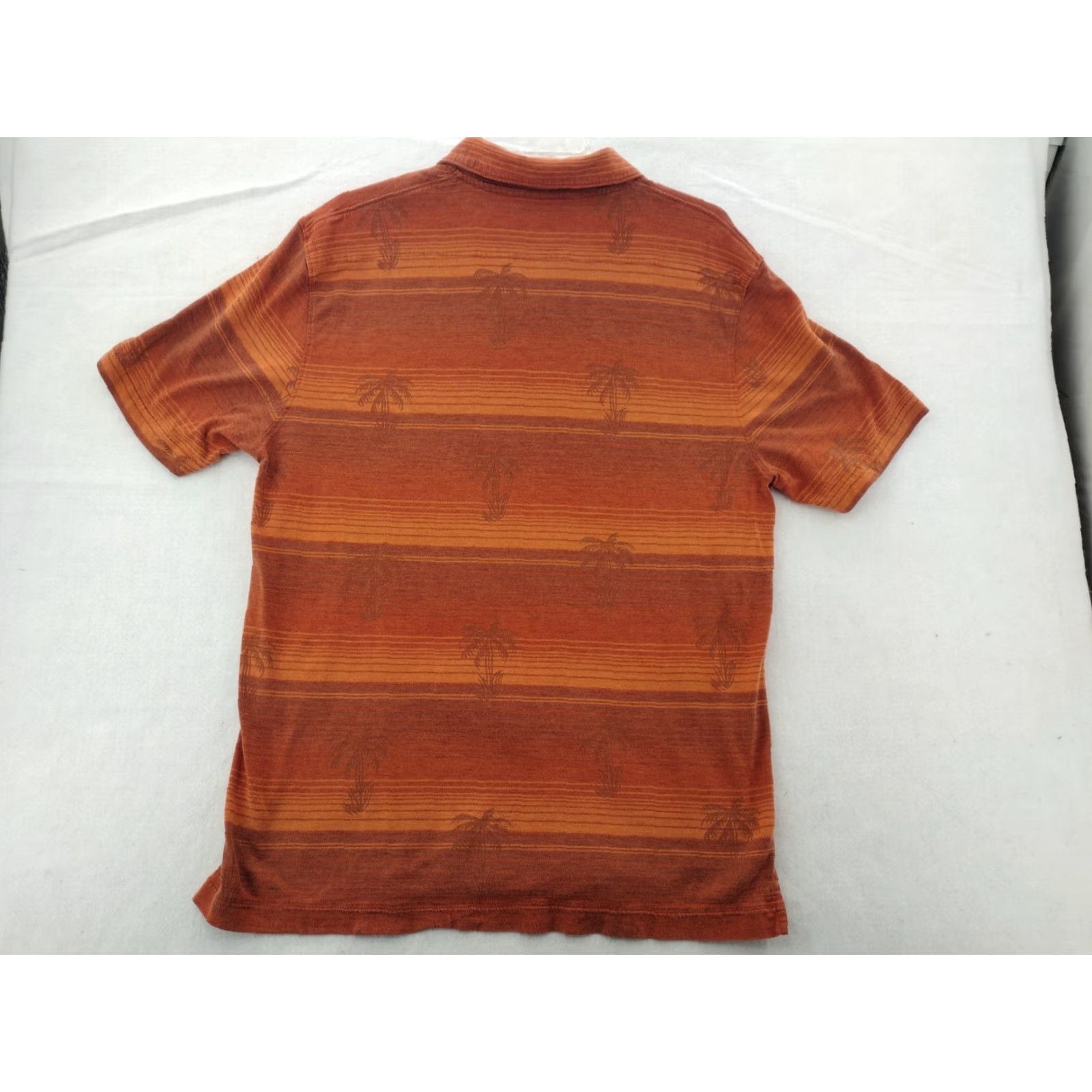 Tommy Bahama Tommy Bahama Button-Up Shirt Mens Large Short Sleeve Cotton Blend Hawaiian Orange Aloha Size US L / EU 52-54 / 3 - 6 Thumbnail