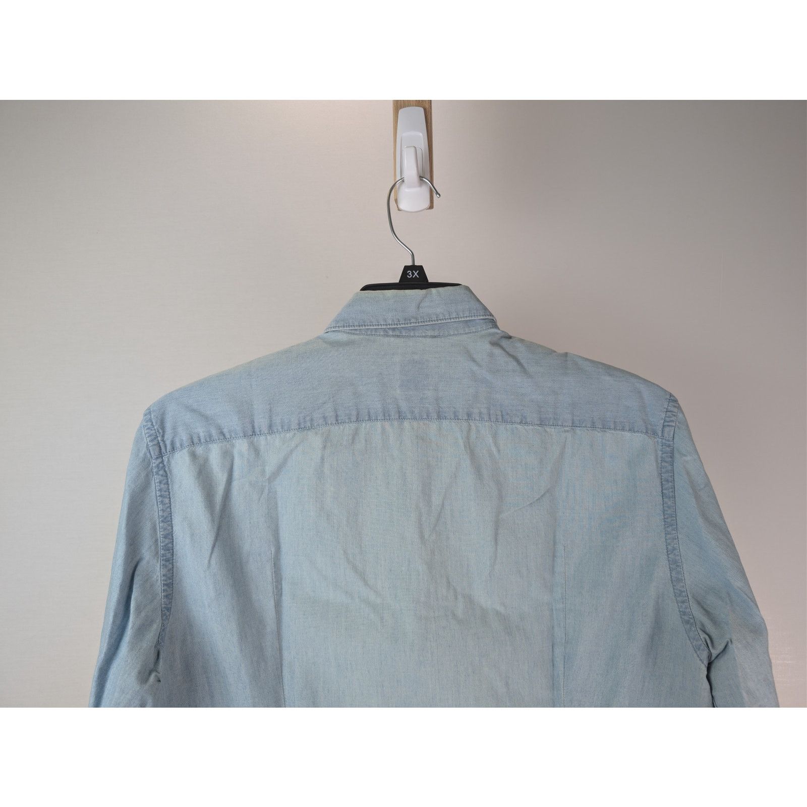 Aspesi o1rshd1 CC20 Casual shirt Sedici Shirt in Light Denim Blue Size US M / EU 48-50 / 2 - 11 Thumbnail