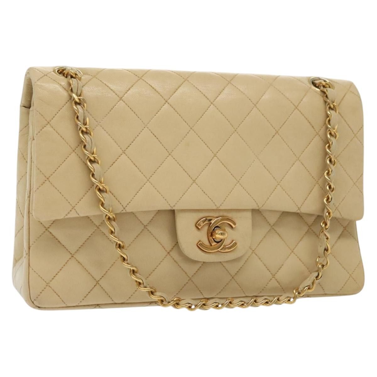 Chanel Chanel Vintage Square Classic Double Flap Bag Quilted Leather Size ONE SIZE - 1 Thumbnail