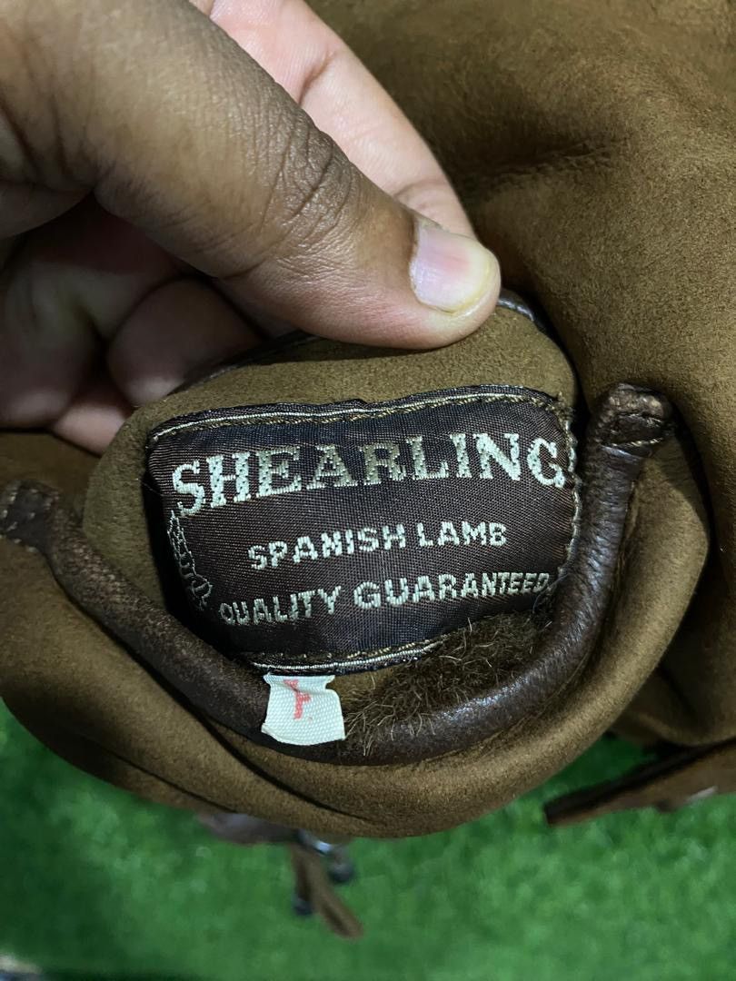 Vintage Vintage Shearling Spanish Lamb Leather Vest Size US M / EU 48-50 / 2 - 3 Thumbnail
