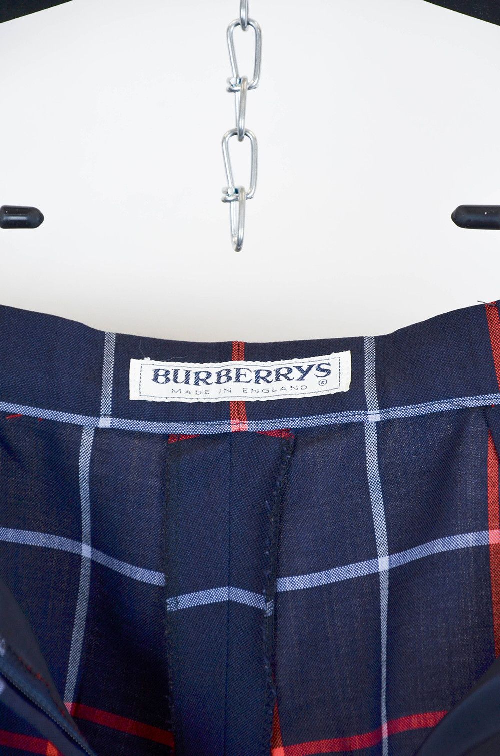 Burberry Burberrys Vintage Wool Plaid Trousers – Size 12 (M) Size 30" / US 8 / IT 44 - 7 Thumbnail