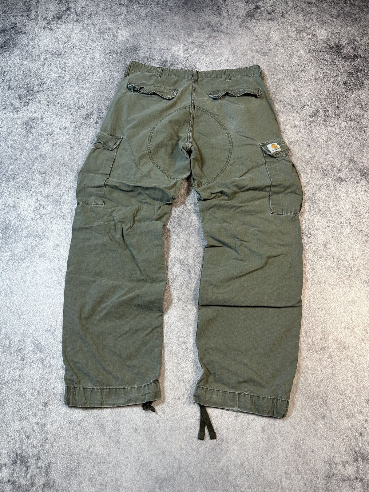 Carhartt × Vintage Y2K Carhartt Casual Cargo Pants Aviation Pant Streetwear 33 Size US 33 - 1 Thumbnail