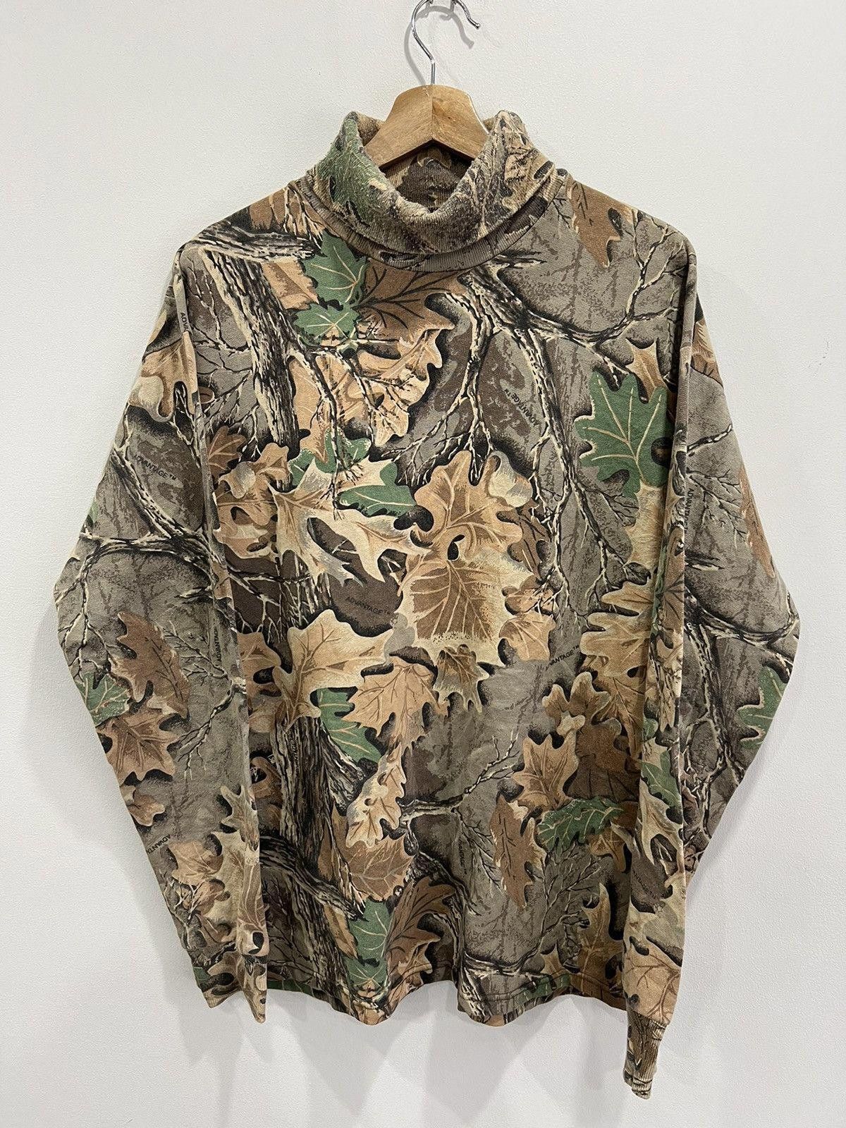 Vintage Vintage Real Tree Camo Longsleeve Shirt mossy oaks crewneck Size US L / EU 52-54 / 3 - 1 Thumbnail