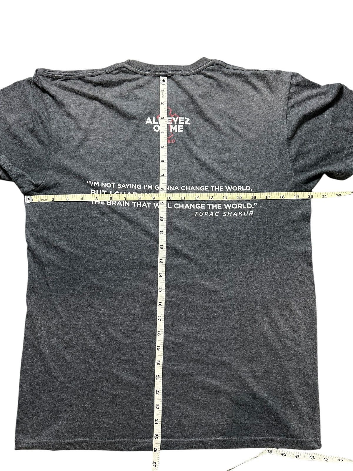 Rap Tees SICK FADED ALL EYEZ ON ME BEST QUOTES Tupac Shakur T shirt Size US M / EU 48-50 / 2 - 5 Thumbnail