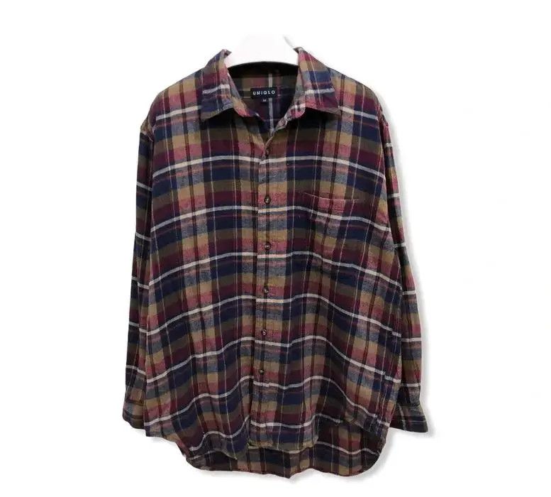 Japanese Brand Japanese Brand Uniqlo Plaid Tartan Flannel Shirt 👕 Size US M / EU 48-50 / 2 - 1 Thumbnail