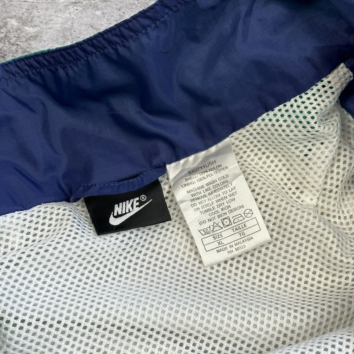 Nike × Vintage Vintage Nike Anorak Jacket Center Logo Oversize 90s Nylon Size US XL / EU 56 / 4 - 13 Thumbnail