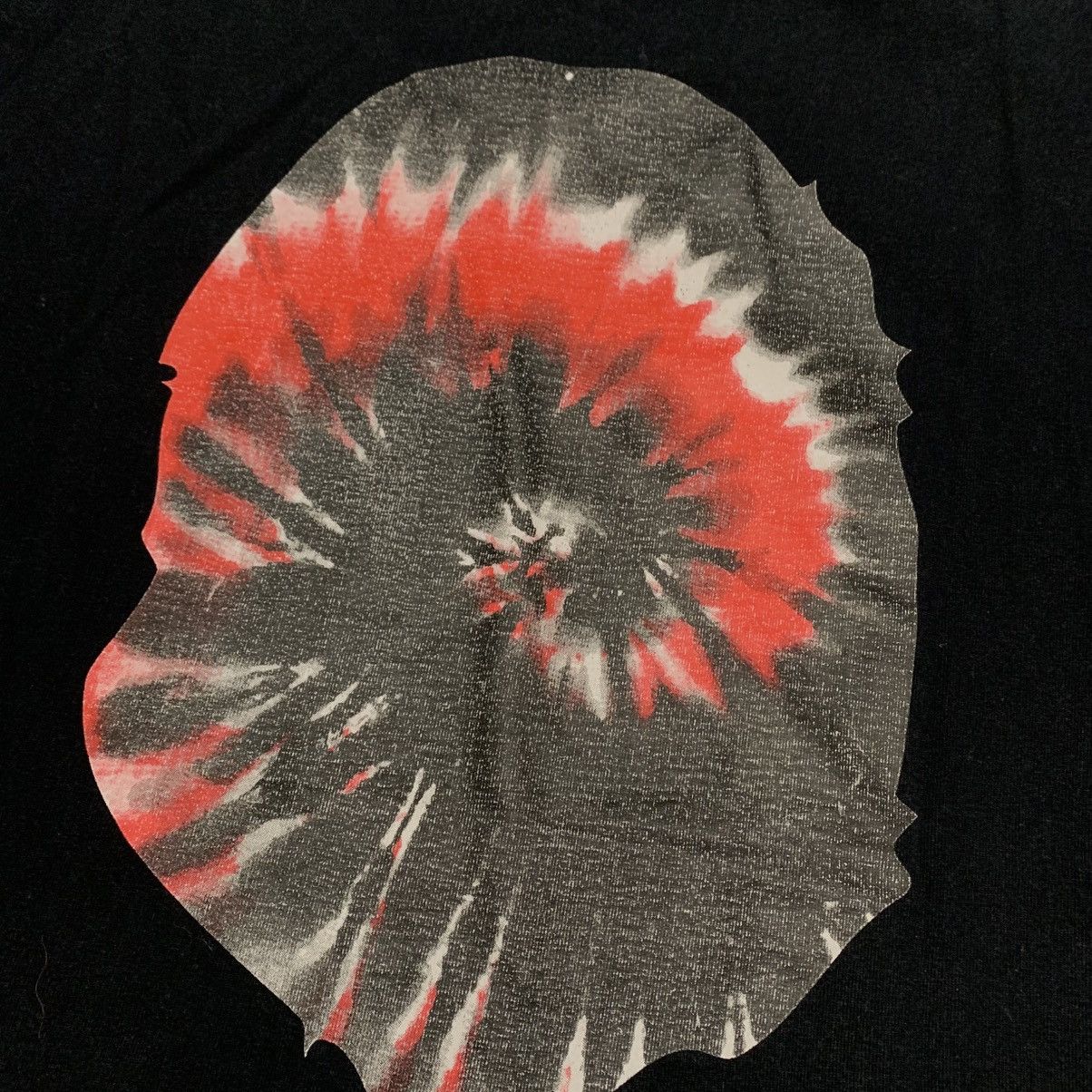 Bape Bape Medium Big Ape Head Tie Dye Black Tee Size US M / EU 48-50 / 2 - 4 Thumbnail