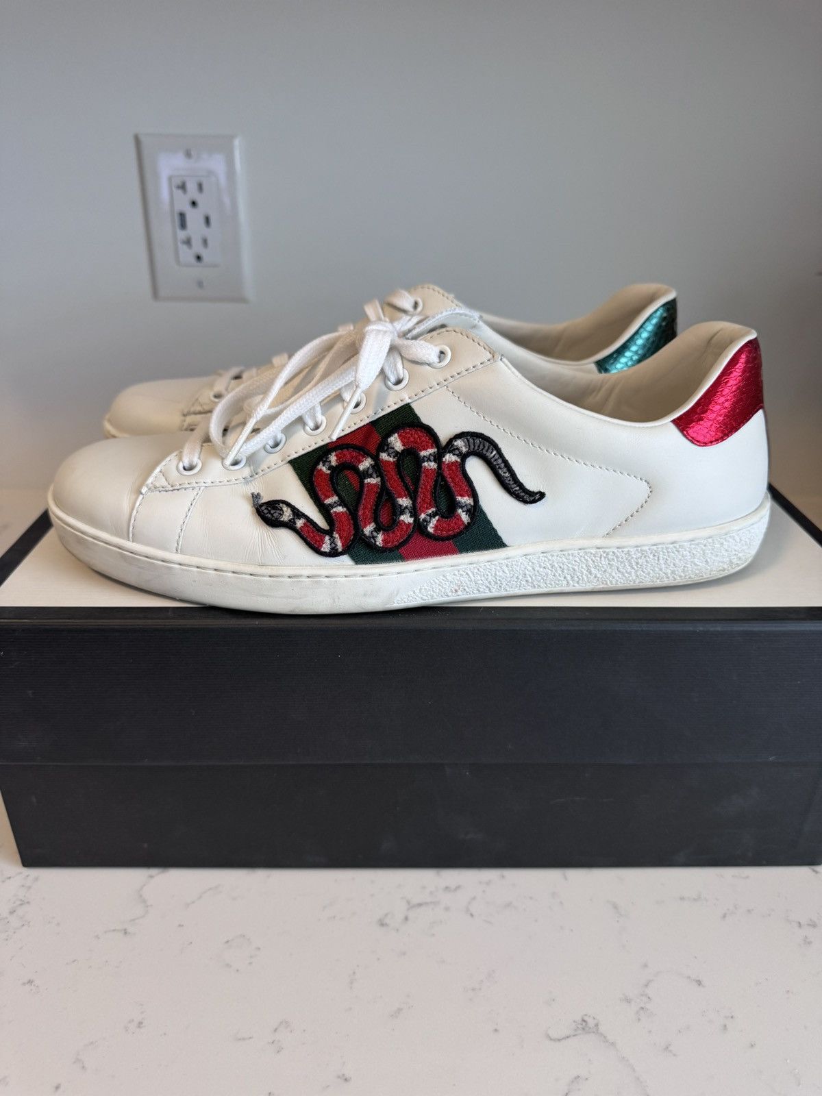Gucci Gucci Ace sneakers with snake Size US 10 / EU 43 - 2 Thumbnail