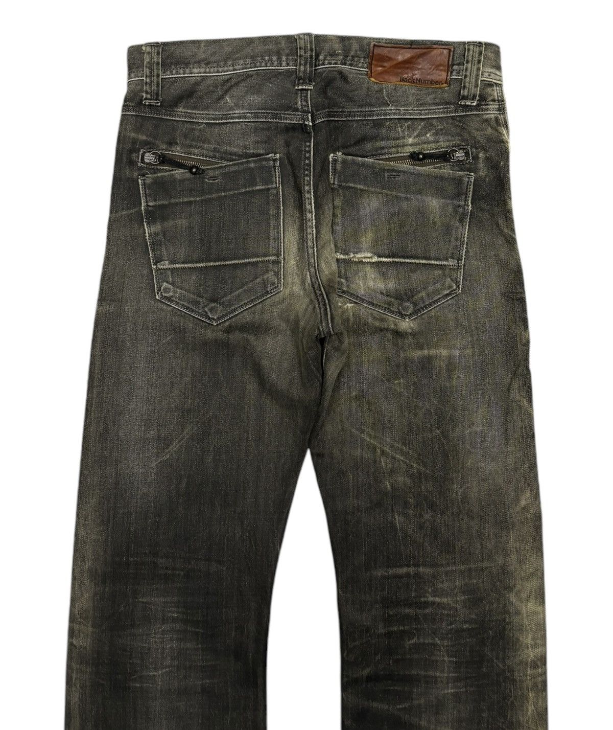 If Six Was Nine 🔥Rare Smoke Grey Back Number Homeless Denim Jeans Size US 32 / EU 48 - 6 Thumbnail