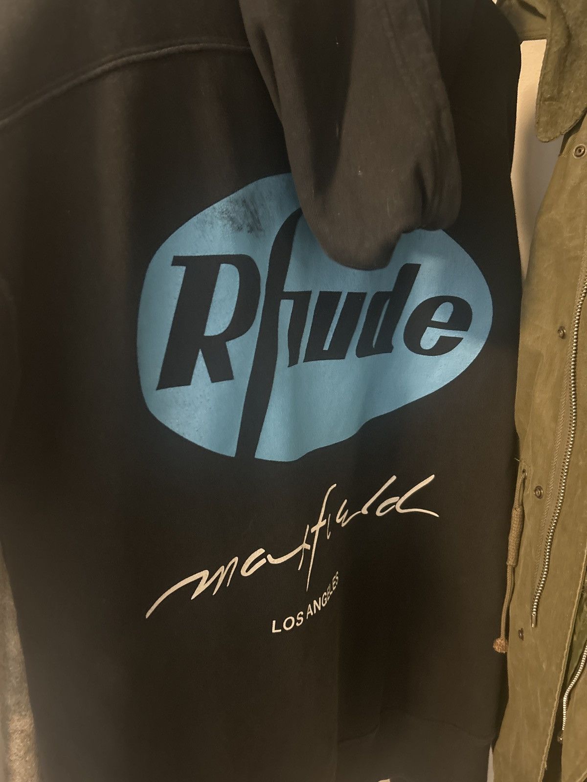 Rhude Rhude x Maxfield crystal wolf hoodie Size US S / EU 44-46 / 1 - 4 Thumbnail