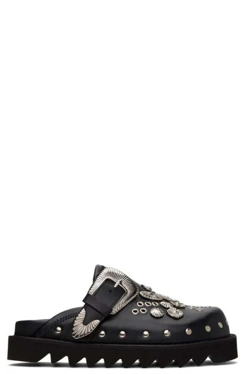 Toga Pulla Toga Pulla Eyelet Metal Mules Size US 9 / IT 39 - 5 Thumbnail