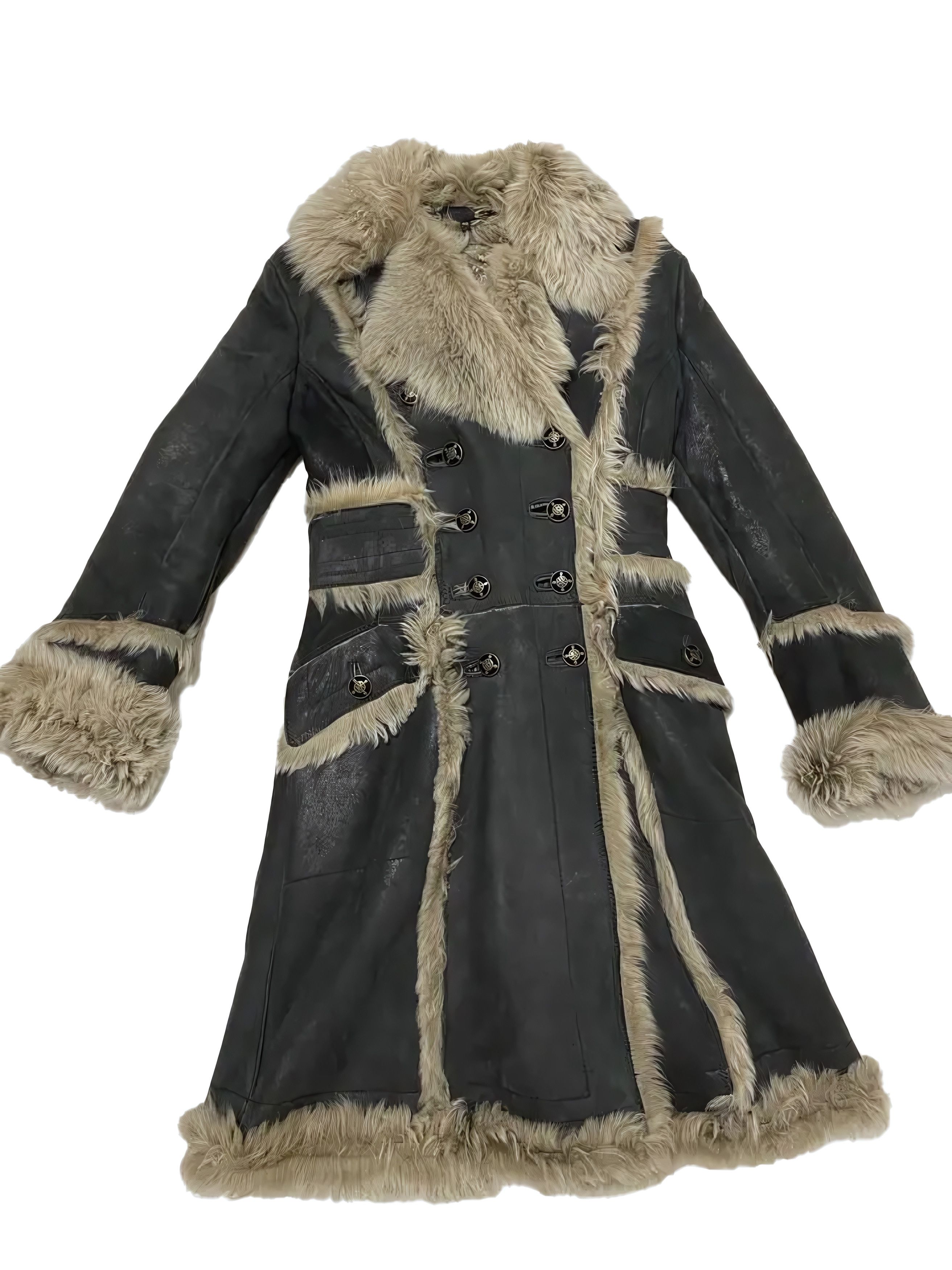 Roberto Cavalli ROBERTO CAVALLI SHEEPSKIN COAT Size M / US 6-8 / IT 42-44 - 2 Thumbnail