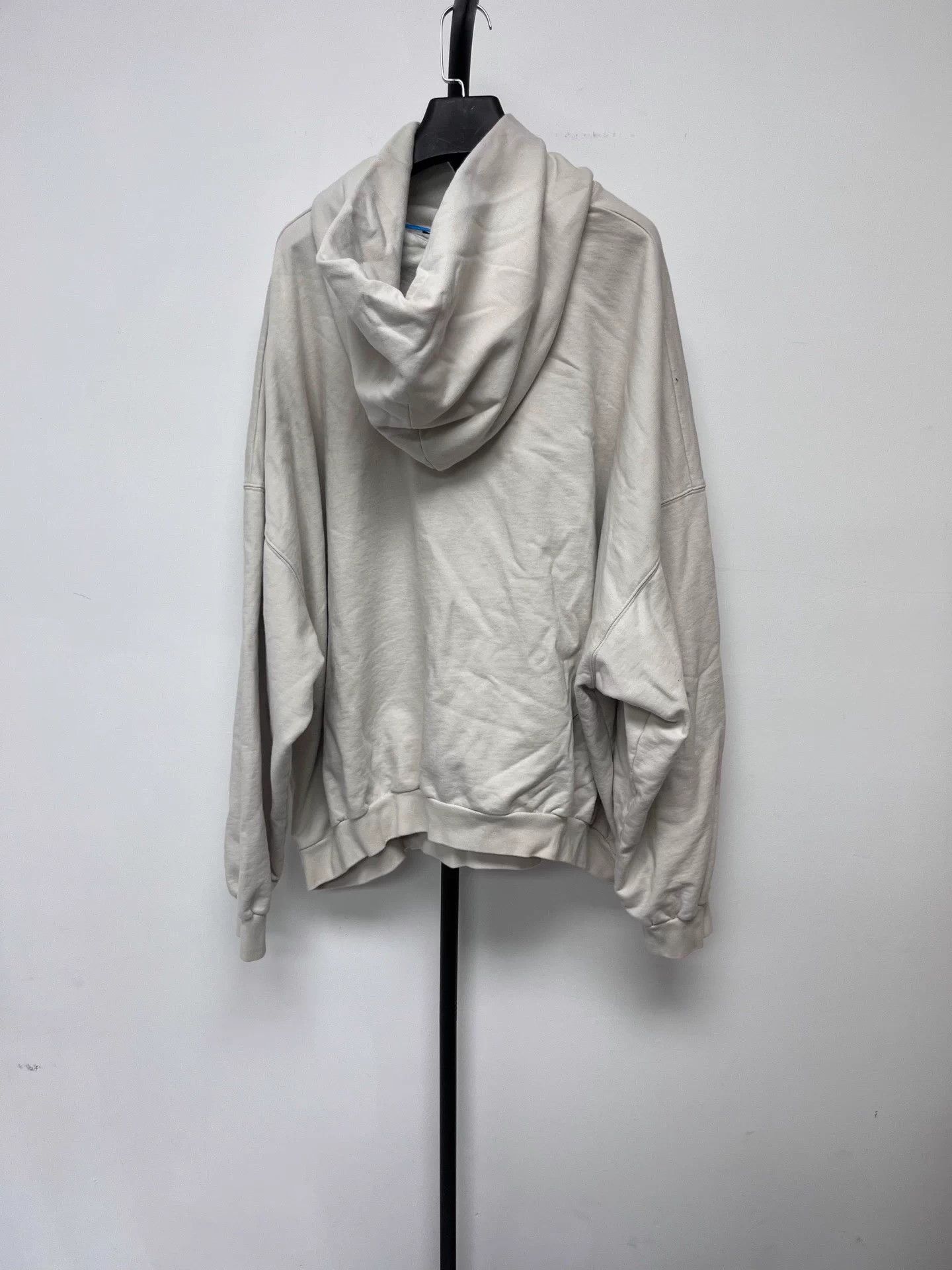 Balenciaga Balenciaga Oversize Logo Print Beige Men's Sweatshirt 3 Size US L / EU 52-54 / 3 - 2 Thumbnail