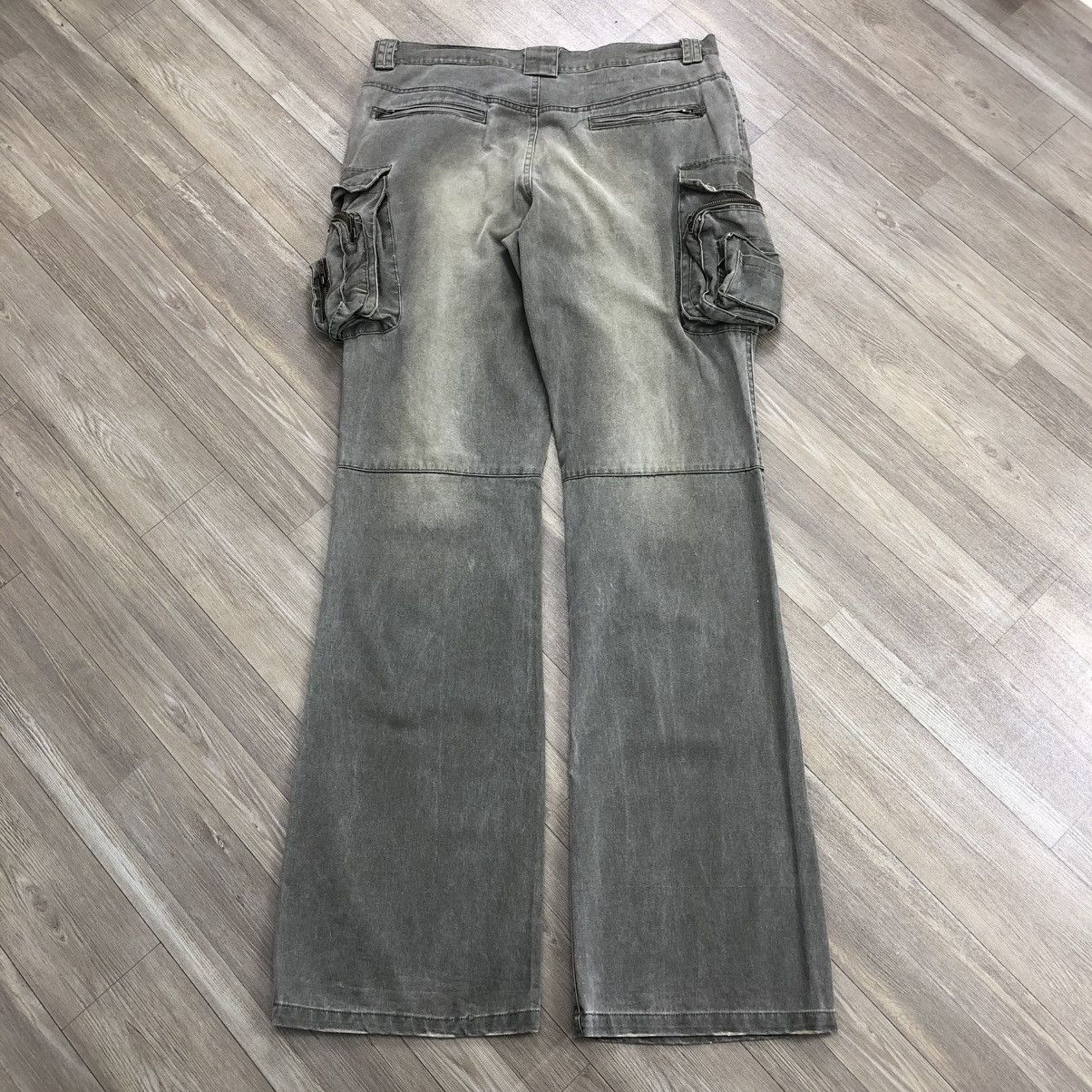 If Six Was Nine × Japanese Brand 2000's All Out Hysteric Glamour Style Bondage Flared Pants Size US 33 - 15 Thumbnail