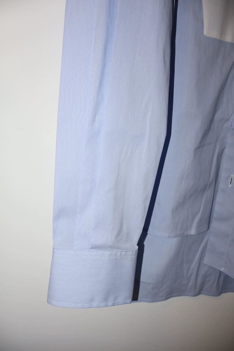 Loewe LOEWE Blue and white patchwork shirt Size XS / US 0-2 / IT 36-38 - 6 Thumbnail