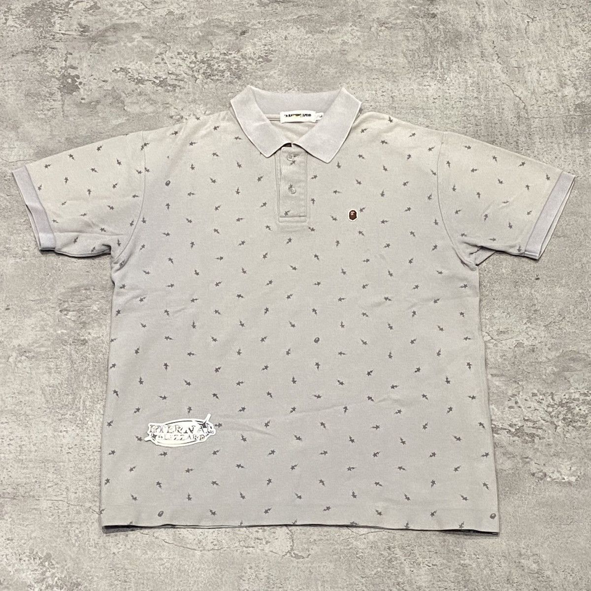 Bape Bape Sta One Point Polo Shirt Size US L / EU 52-54 / 3 - 1 Thumbnail