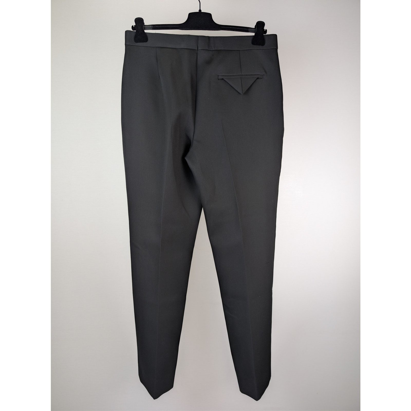 Bottega Veneta o1rshd1 Compact Wool Trousers Pants in Black Size US 34 / EU 50 - 13 Thumbnail