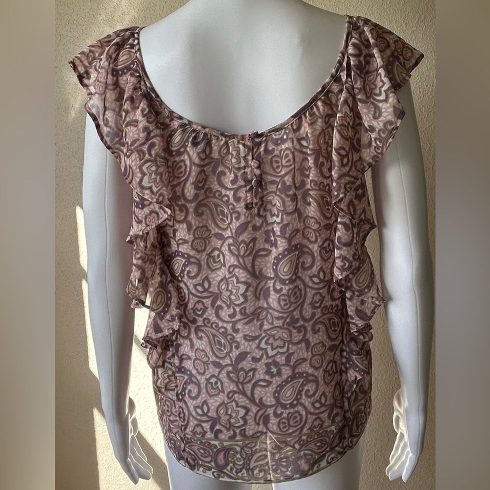 American Eagle Outfitters American Eagle | Multicolor Paisley Floral Top | Small Size S / US 4 / IT 40 - 2 Thumbnail