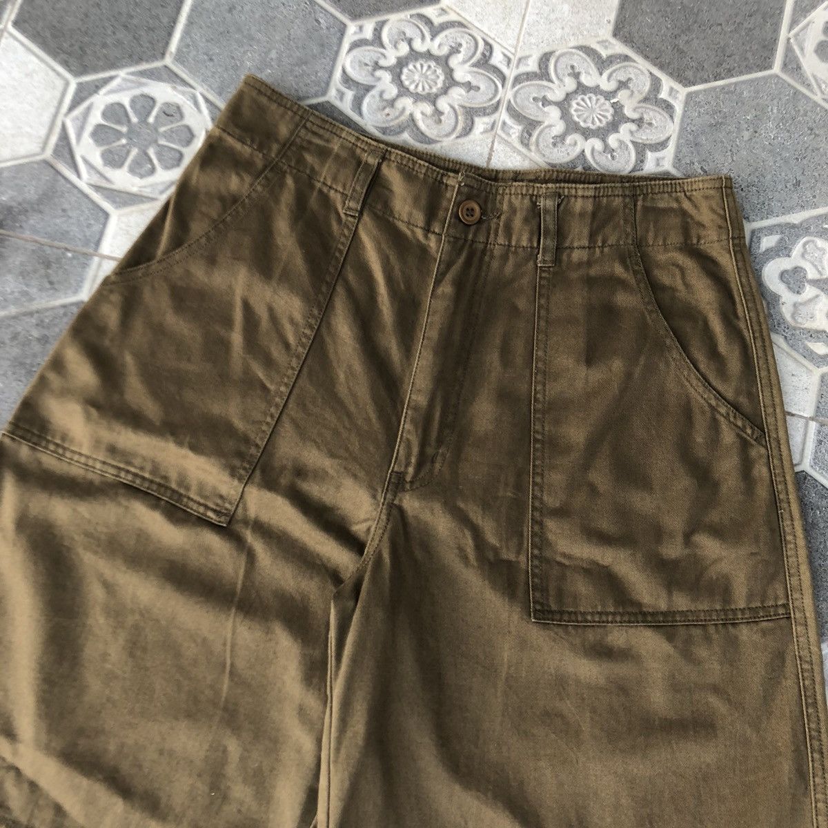 Vintage Vintage baggy short Fatigue pants Size US 30 / EU 46 - 3 Thumbnail