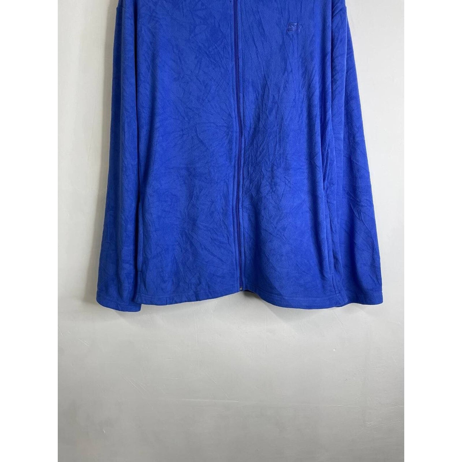 Starter Vintage Starter Blue Full Zip Fleece Jacket Size 2XL Size US XXL / EU 58 / 5 - 3 Thumbnail
