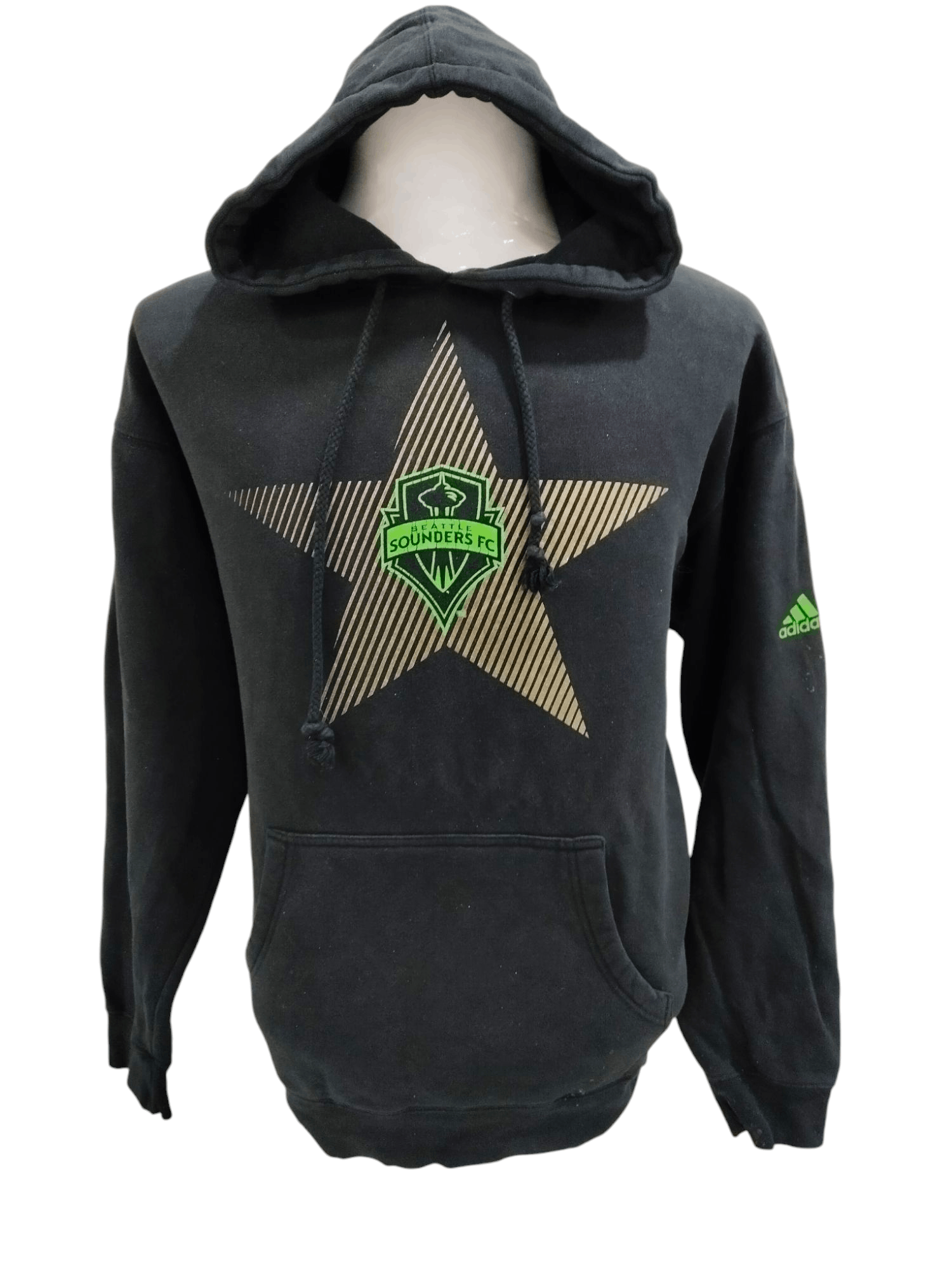 Adidas × Independent Trading Co. Vintage Seattle Sounders FC Hoodie Sweatshirt Size US XL / EU 56 / 4 - 1 Thumbnail