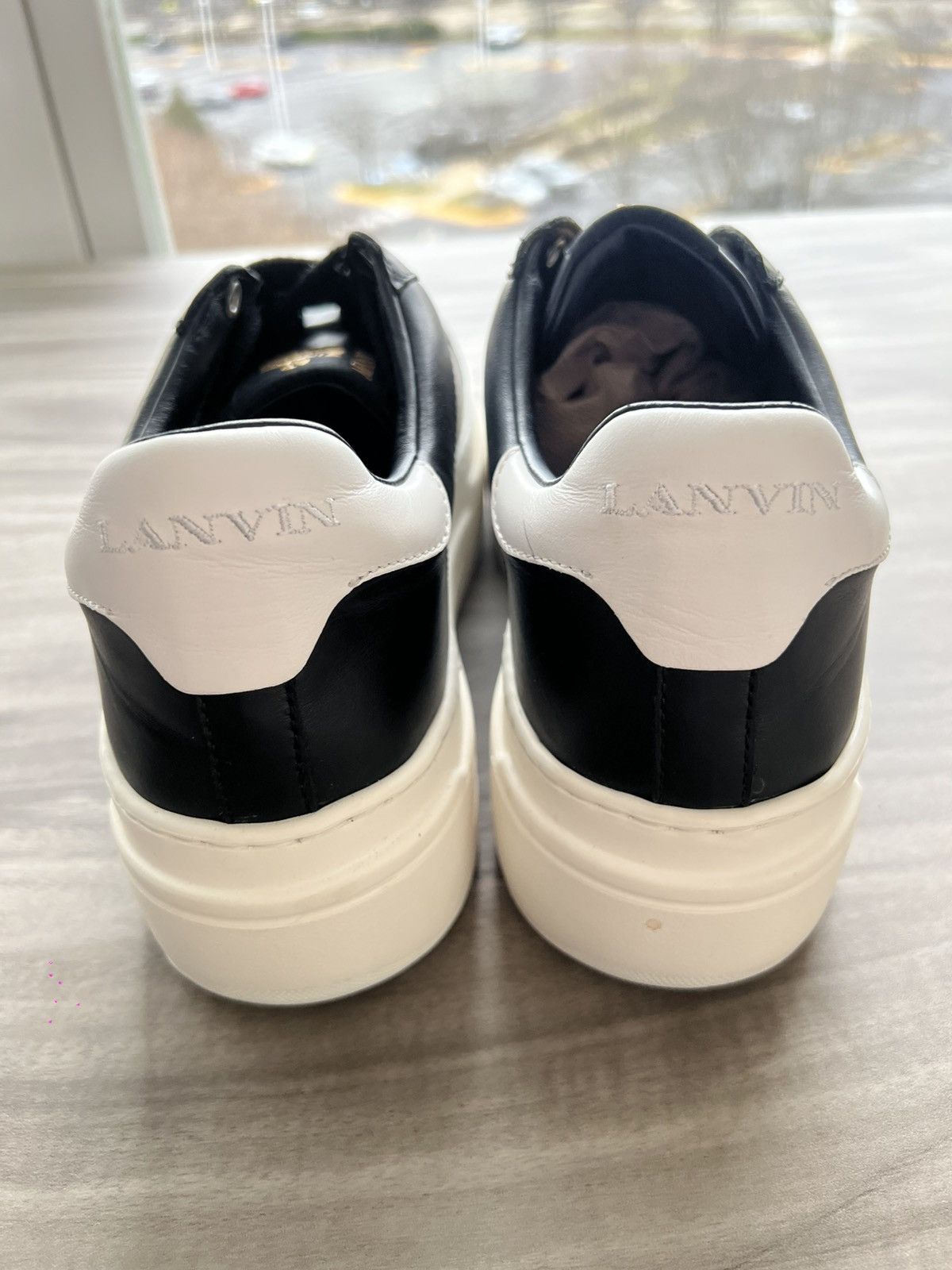 Lanvin LANVIN Ddb0 Leather Platform Sneaker WORN ONCE Sz. 9.5 Women Size US 9.5 / IT 39.5 - 4 Thumbnail