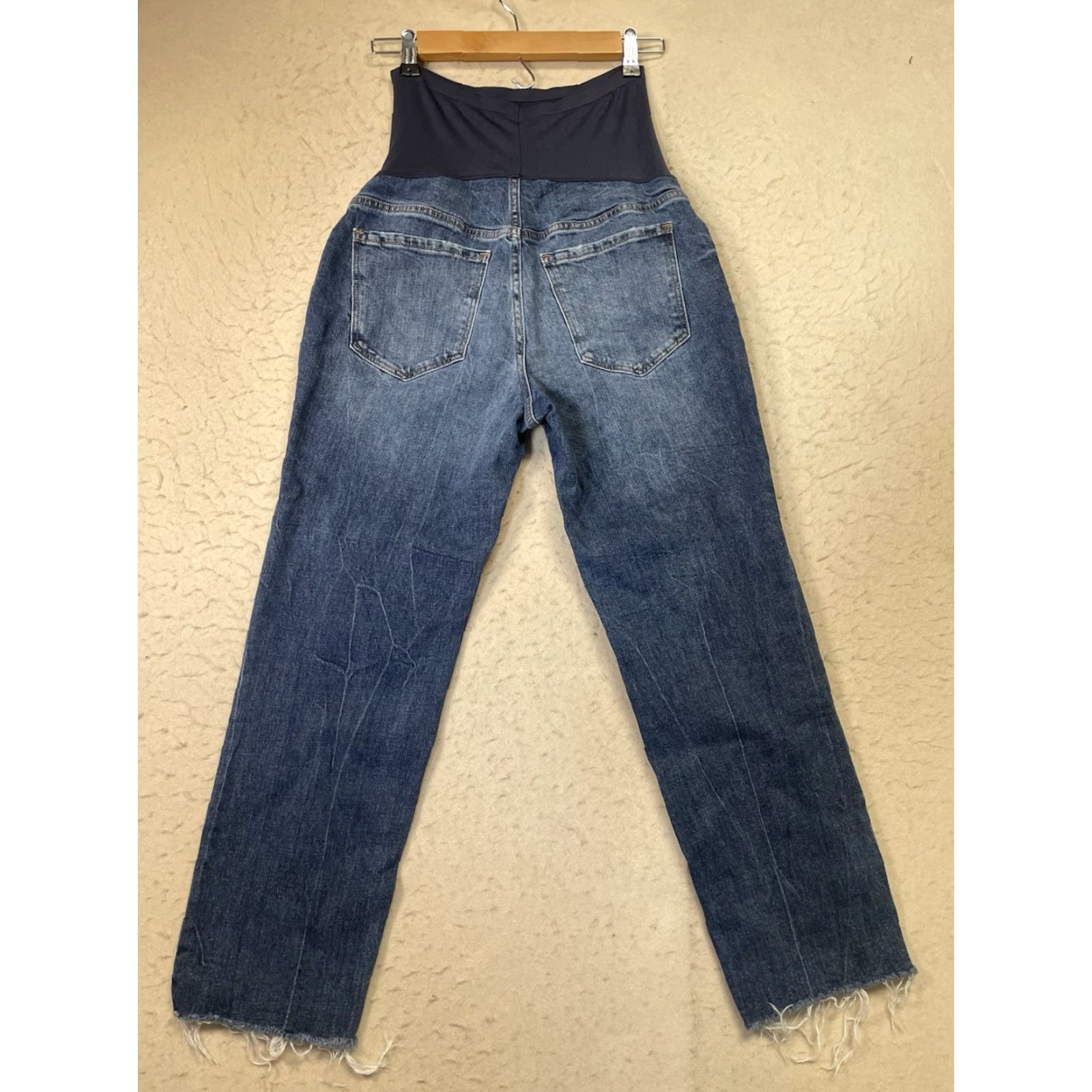 Old Navy Old Navy Maternity Jeans Blue Denim Size 2 Short Women Pants Blue Denim Straight Maternity Size 2 Short Womens Jeans Size 26" / US 2 / IT 38 - 2 Thumbnail