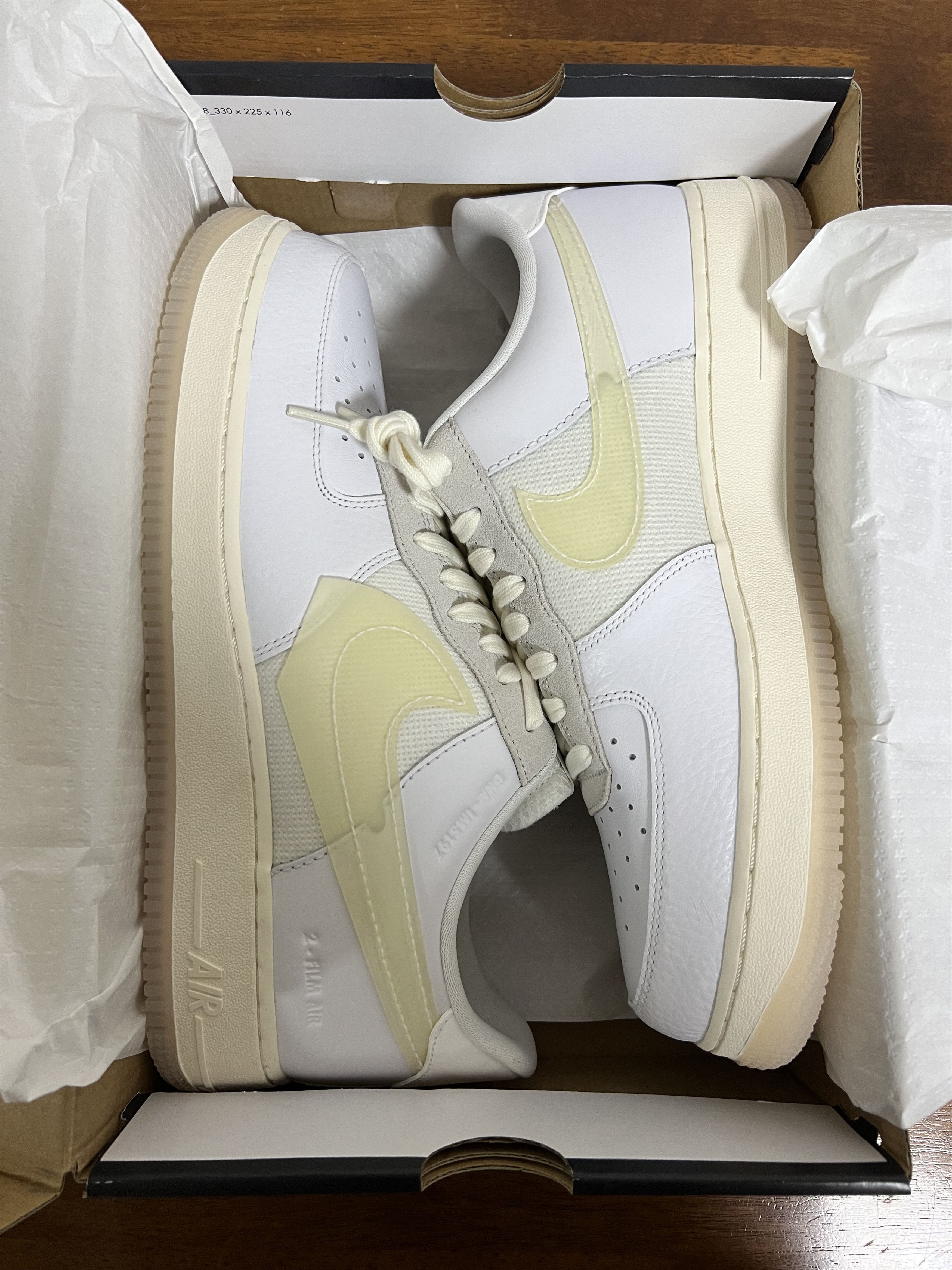 Nike 💚 2020 Nike Air Force 1 LV8 "DNA" White/White-Sail-Black Size US 11.5 / EU 44-45 - 9 Thumbnail