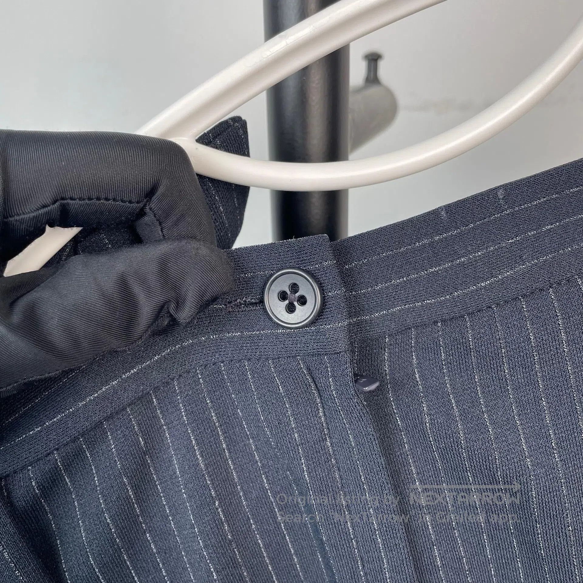 Gildan Giada Navy Striped Lapel Suit Skirt| Size M / US 6-8 / IT 42-44 - 6 Thumbnail