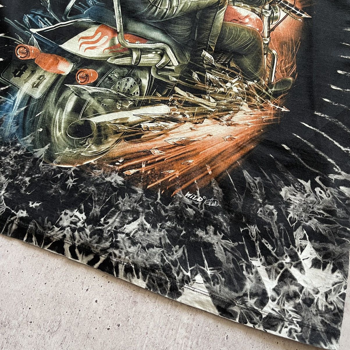 Vintage Vintage Hell Time wild rock girl Harley Davidson tai dai Size US XL / EU 56 / 4 - 8 Thumbnail
