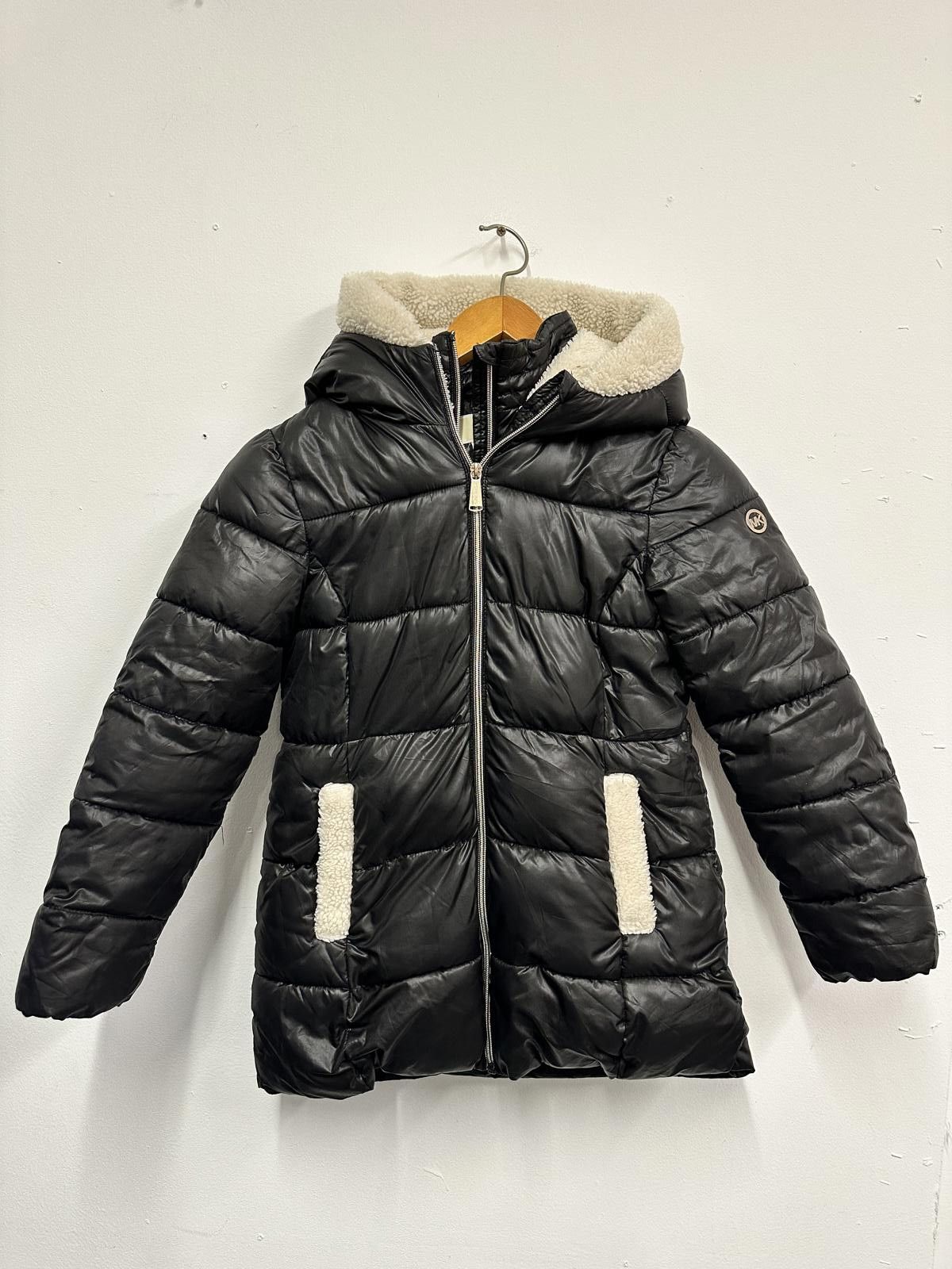 Michael Kors Michael Kors Black Puffer Jacket with Hood and Sherpa Lining Size M / US 6-8 / IT 42-44 - 1 Thumbnail