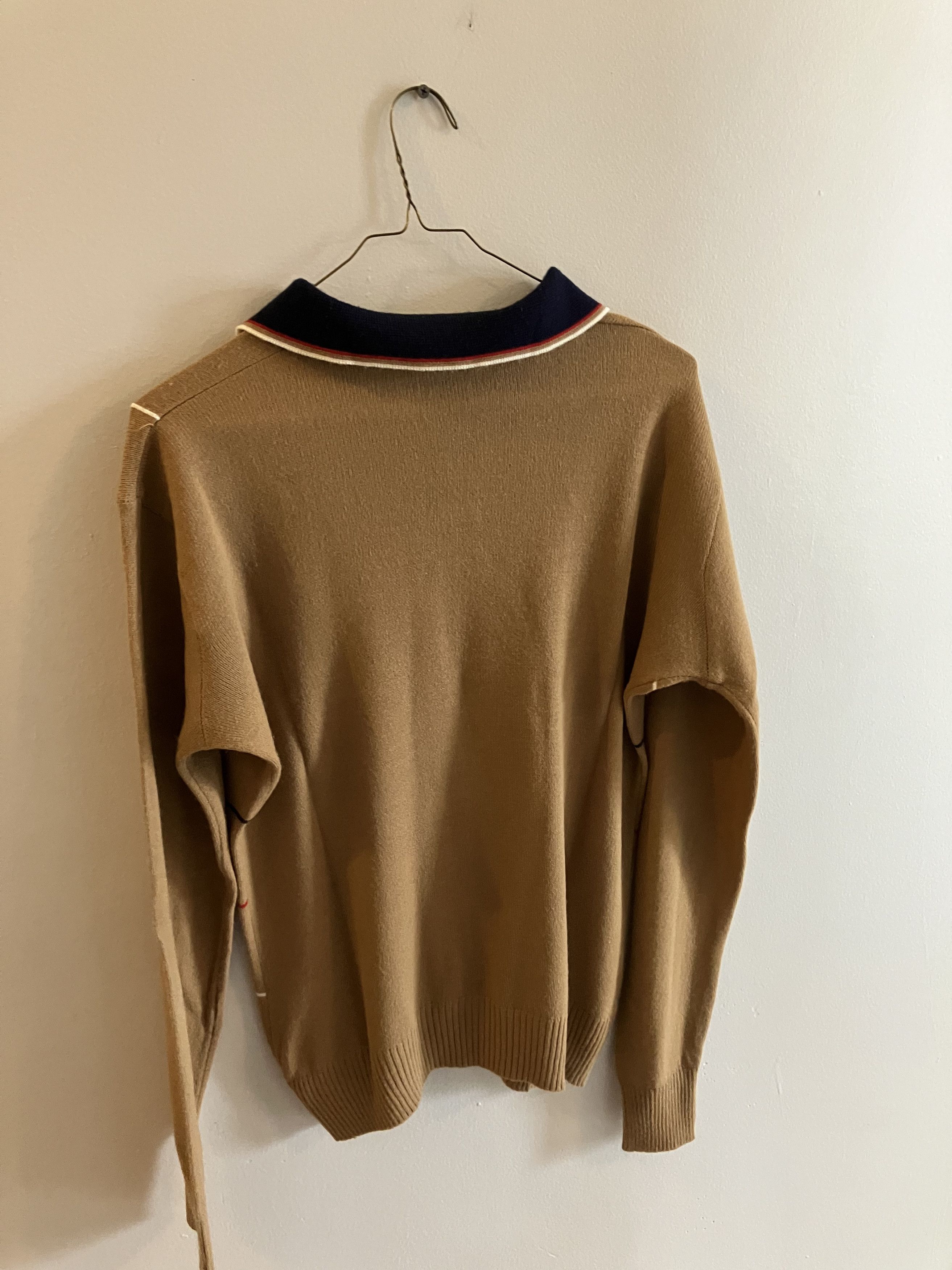 Vintage Vintage Mister Man Knit Polo Sweater Size US S / EU 44-46 / 1 - 3 Thumbnail