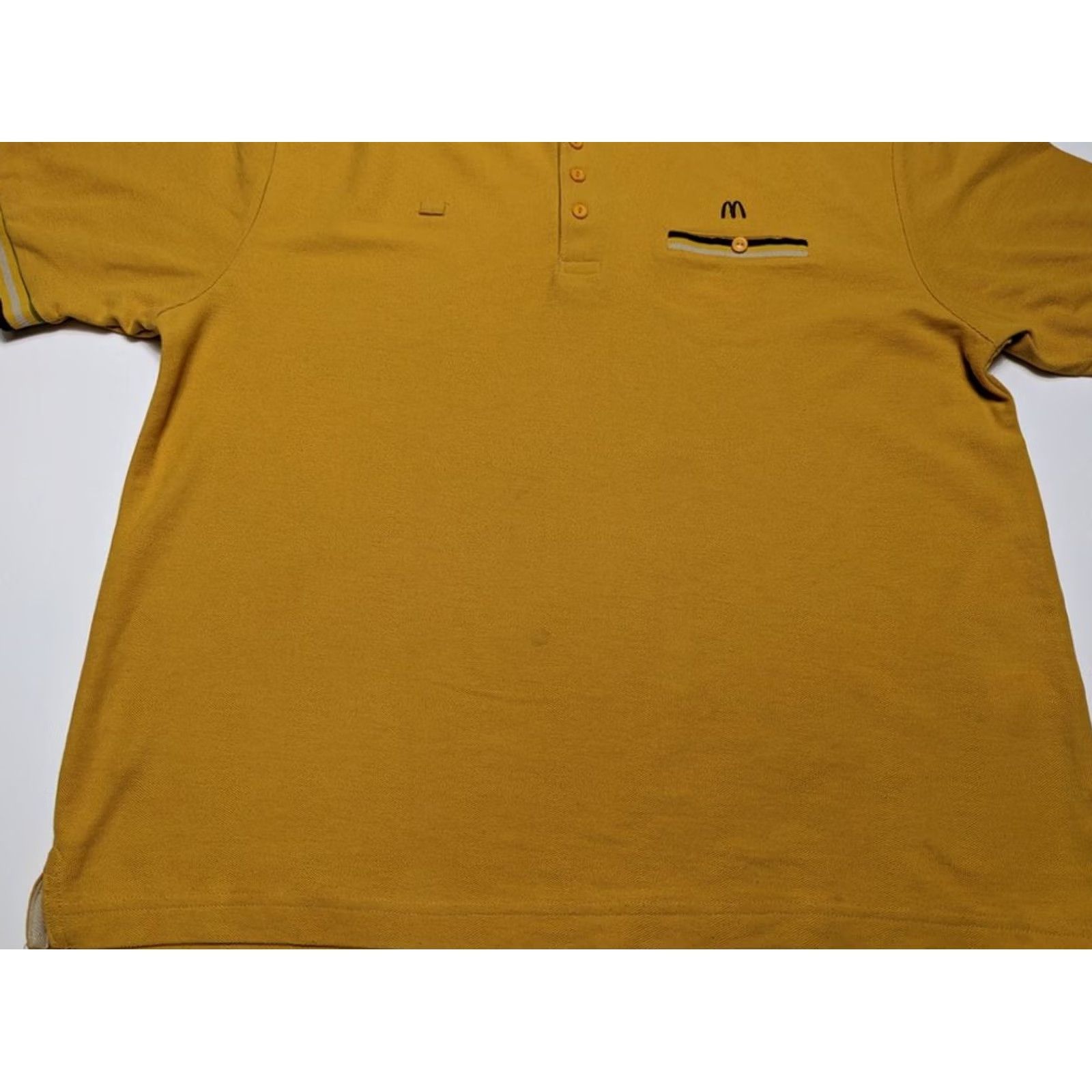 Vintage Vintage Hemingway Design McDonalds Yellow Polo shirt Size L Size US L / EU 52-54 / 3 - 6 Thumbnail