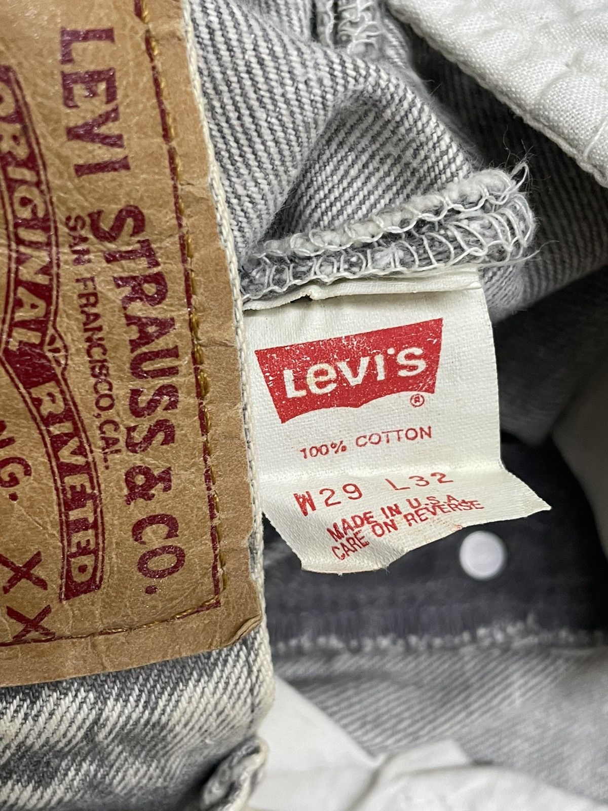 Levi's Vintage Clothing VINTAGE LEVI’S RINDEM ACID WASH DENIM PANTS Size US 30 / EU 46 - 10 Thumbnail