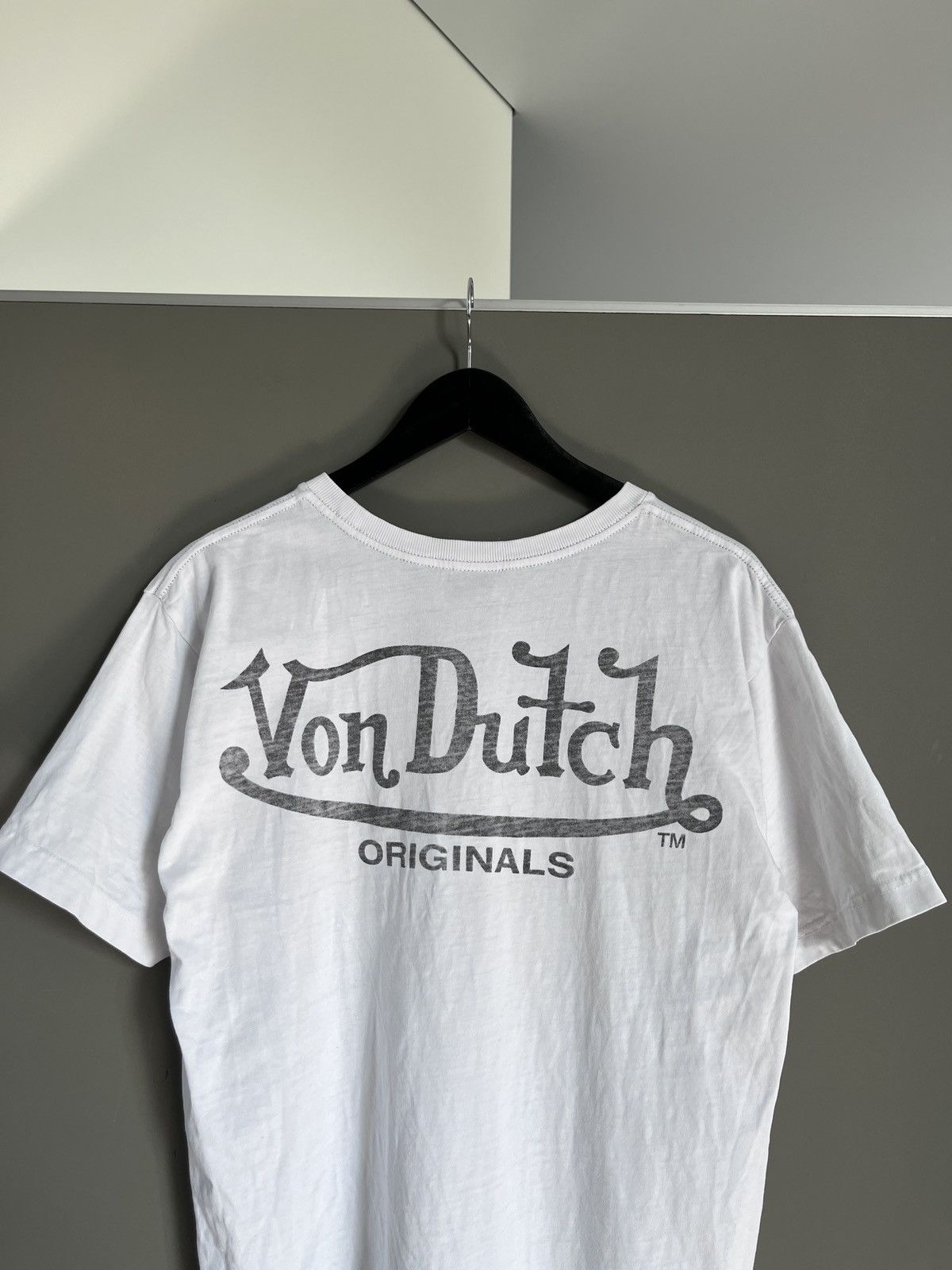 Von Dutch Von Dutch Big Logo White T-shirt Size US S / EU 44-46 / 1 - 1 Thumbnail