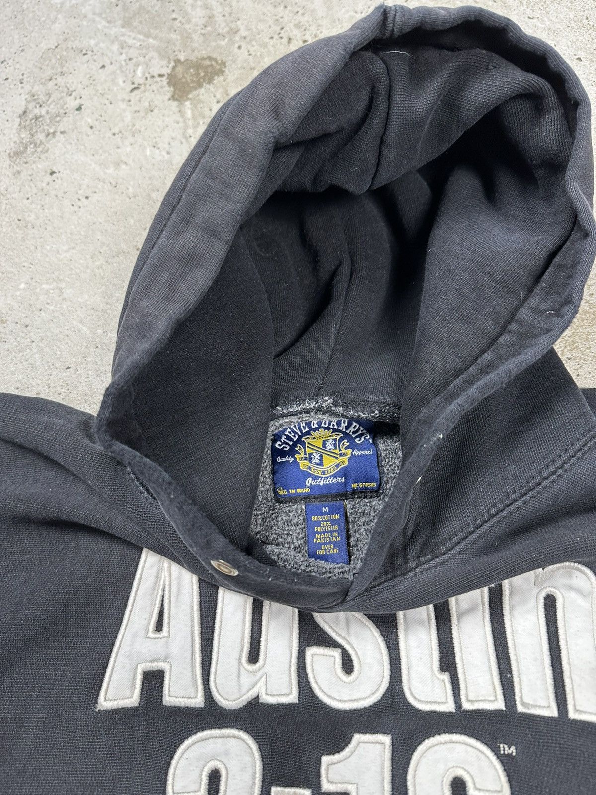 Vintage × WWE Vintage Y2K Austin 3:16 WWE Black Hoodie Sweatshirt rare Size US M / EU 48-50 / 2 - 9 Thumbnail
