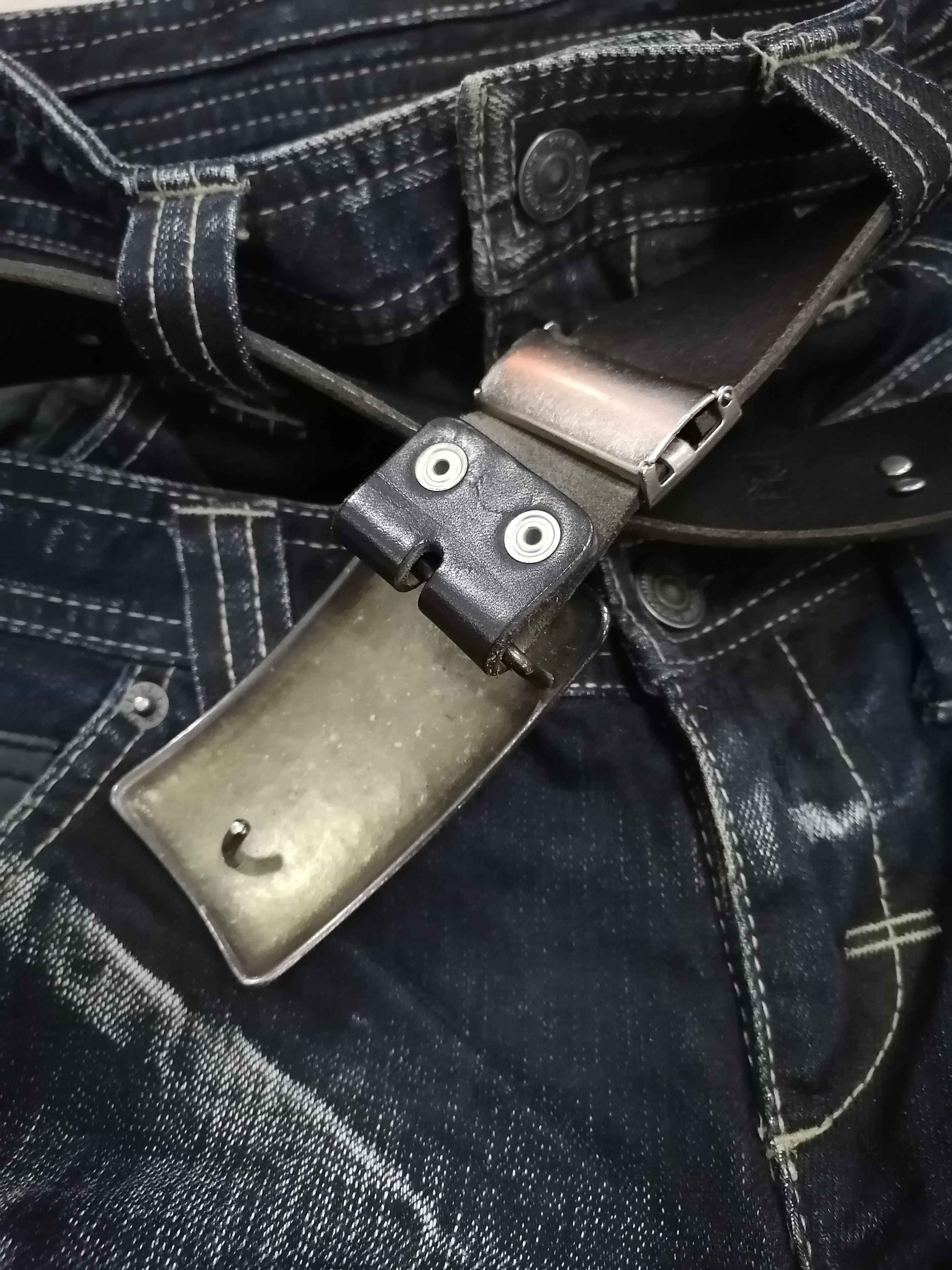 Jack Rose Collars Skull Logo Japan Leather Craft Belts